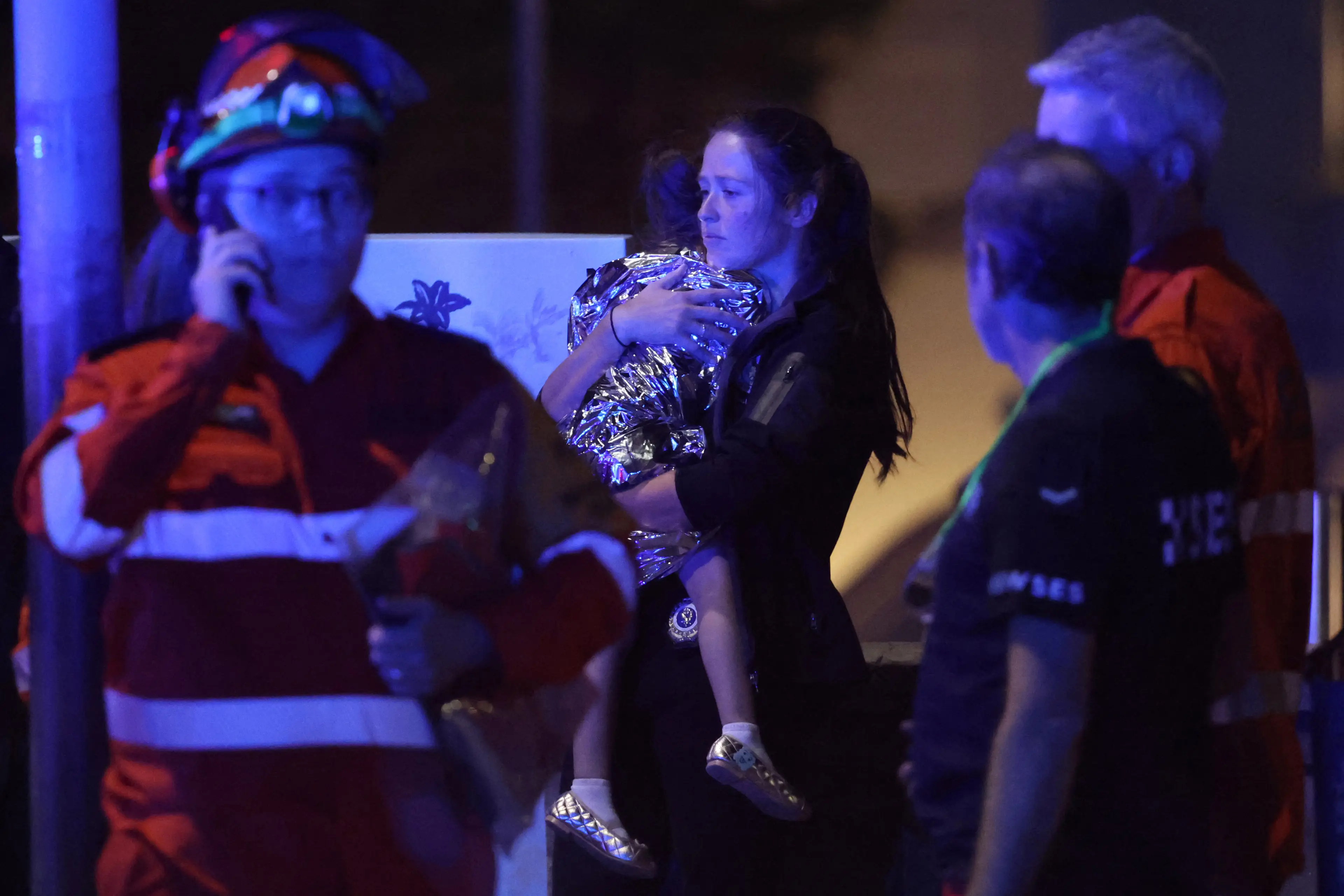 It is believed the Hanukkah event at Bondi Beach was targeted (DAVID GRAY / AFP via Getty Images)