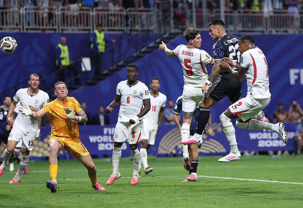 England suffered more late heartbreak after Lautaro Martinez's header (Buda Mendes/Getty Images)
