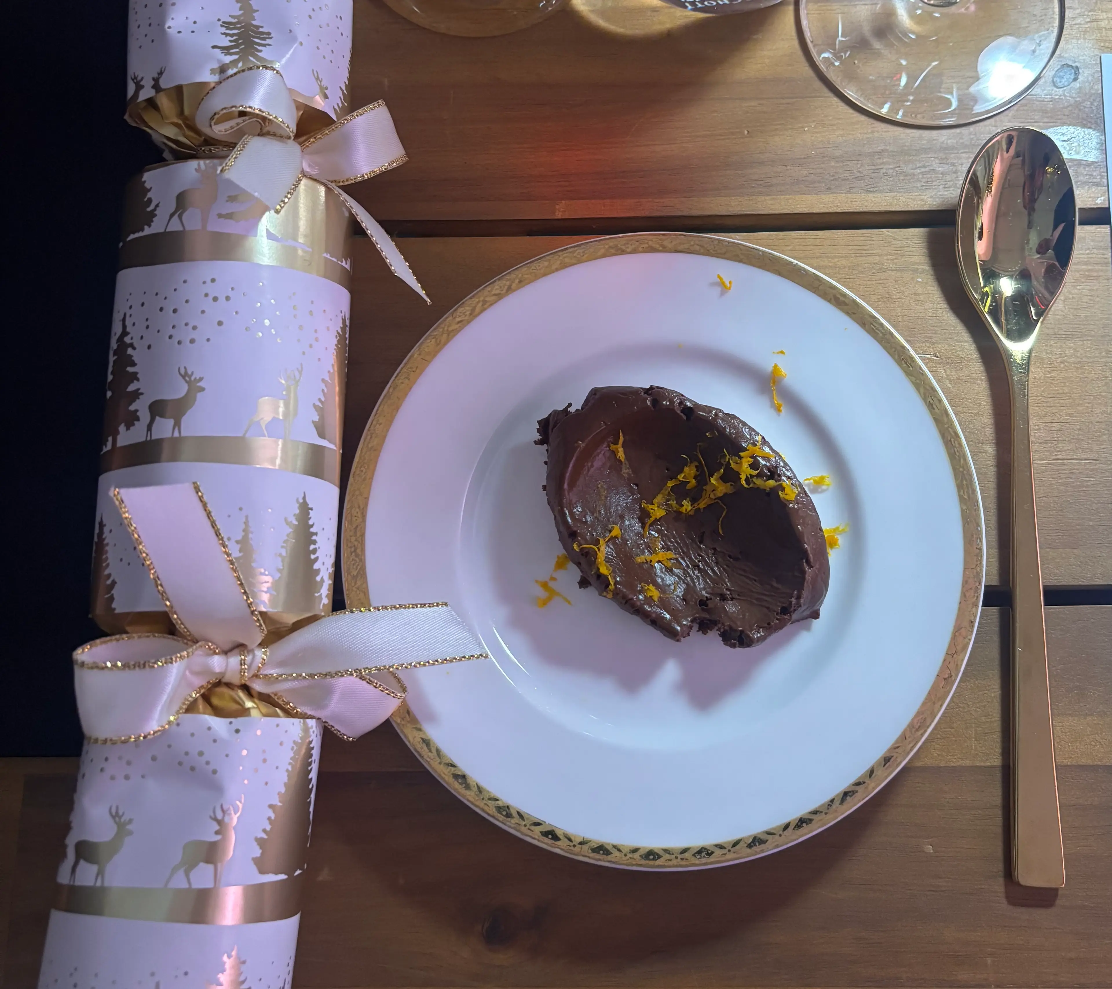 The dessert was a lot lighter than most classic Christmas puddings (LADbible)
