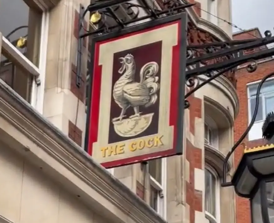 A pub called The Cock? Won't somebody please think of the children!?