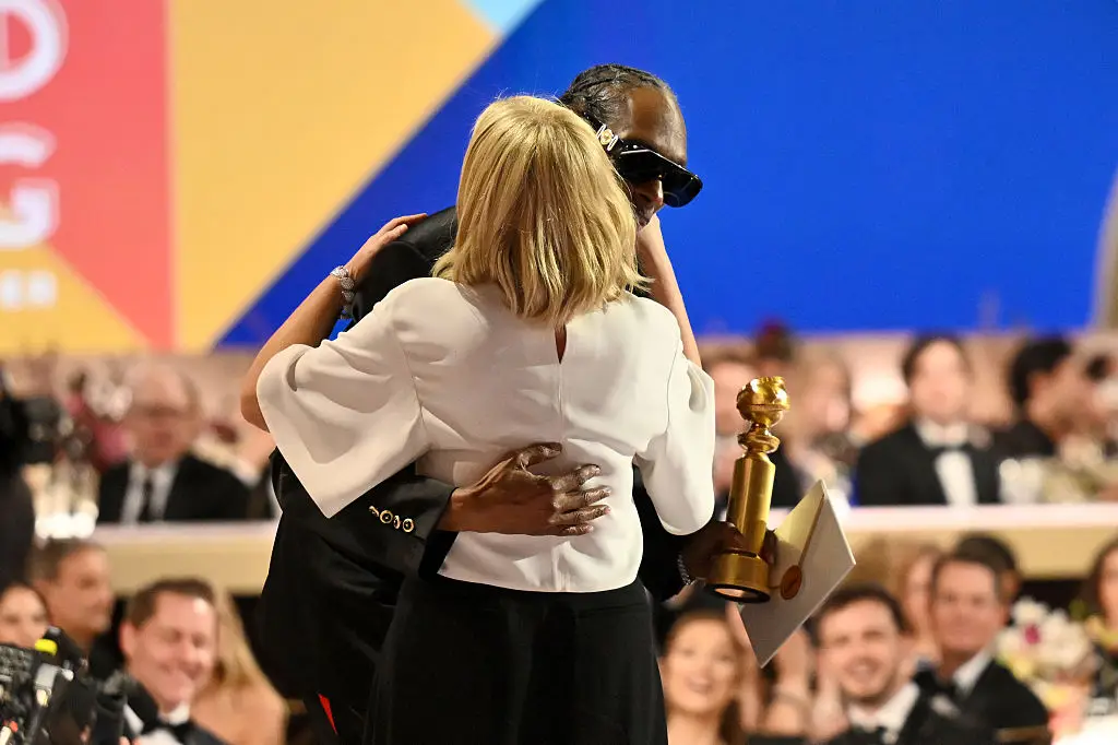 Snoop Dogg made the comment while presenting an award for 'Best Podcast', won by Amy Poehler (Michael Buckner/2026GG/Penske Media via Getty Images)