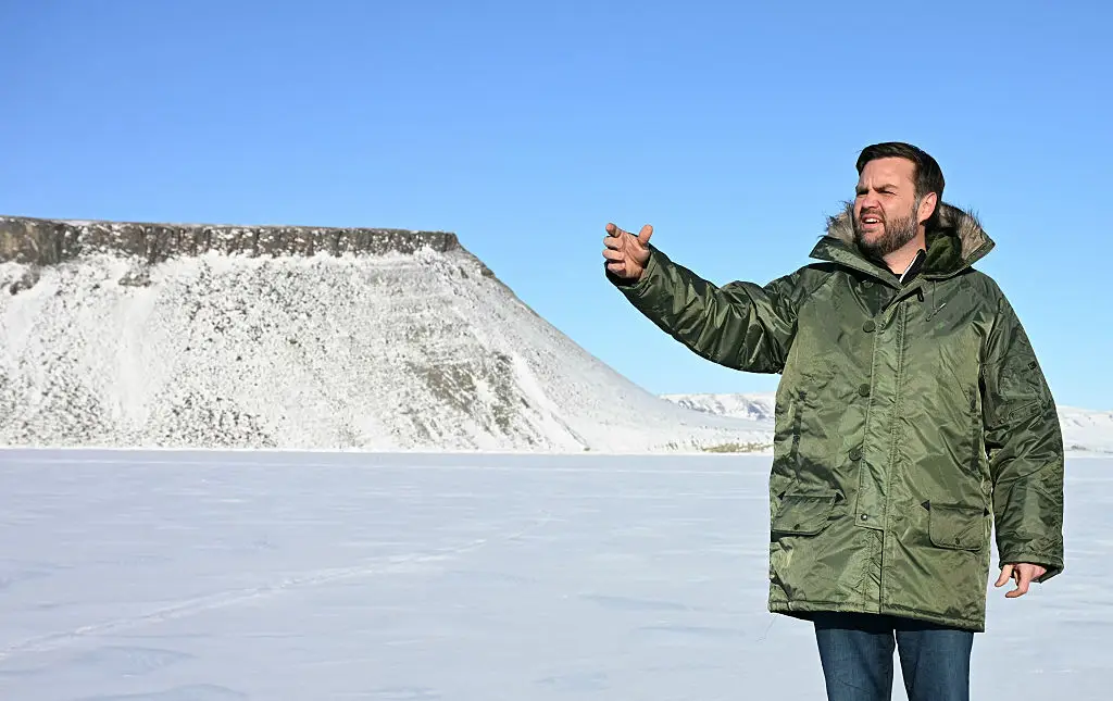 Vice president J.D Vance was given a frosty reception in Greenland on his official visit (Jim Watson - Pool / Getty Images)