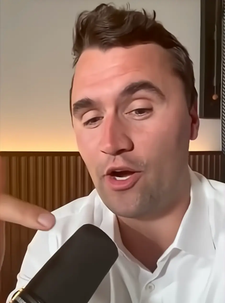 Charlie Kirk reacted to the clip (YouTube/@RealCharlieKirk)
