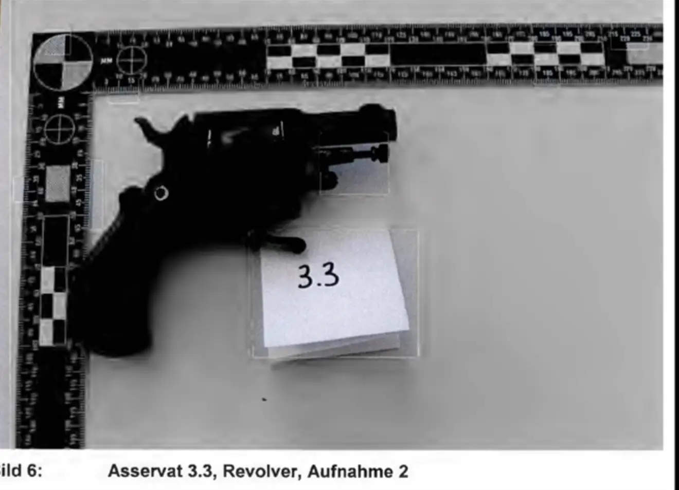 An unlicensed gun found at Brueckner's property (Channel 4)