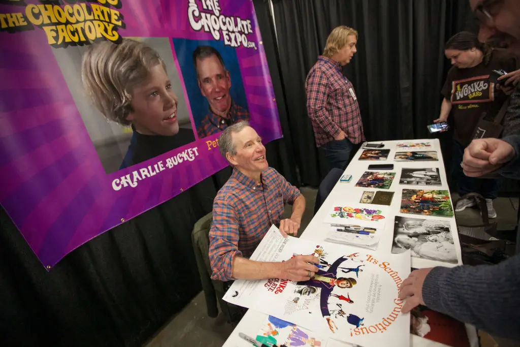 Peter Ostrum at a Willy Wonka and the Chocolate Factory fan event (Chuck Fishman/Getty Images)