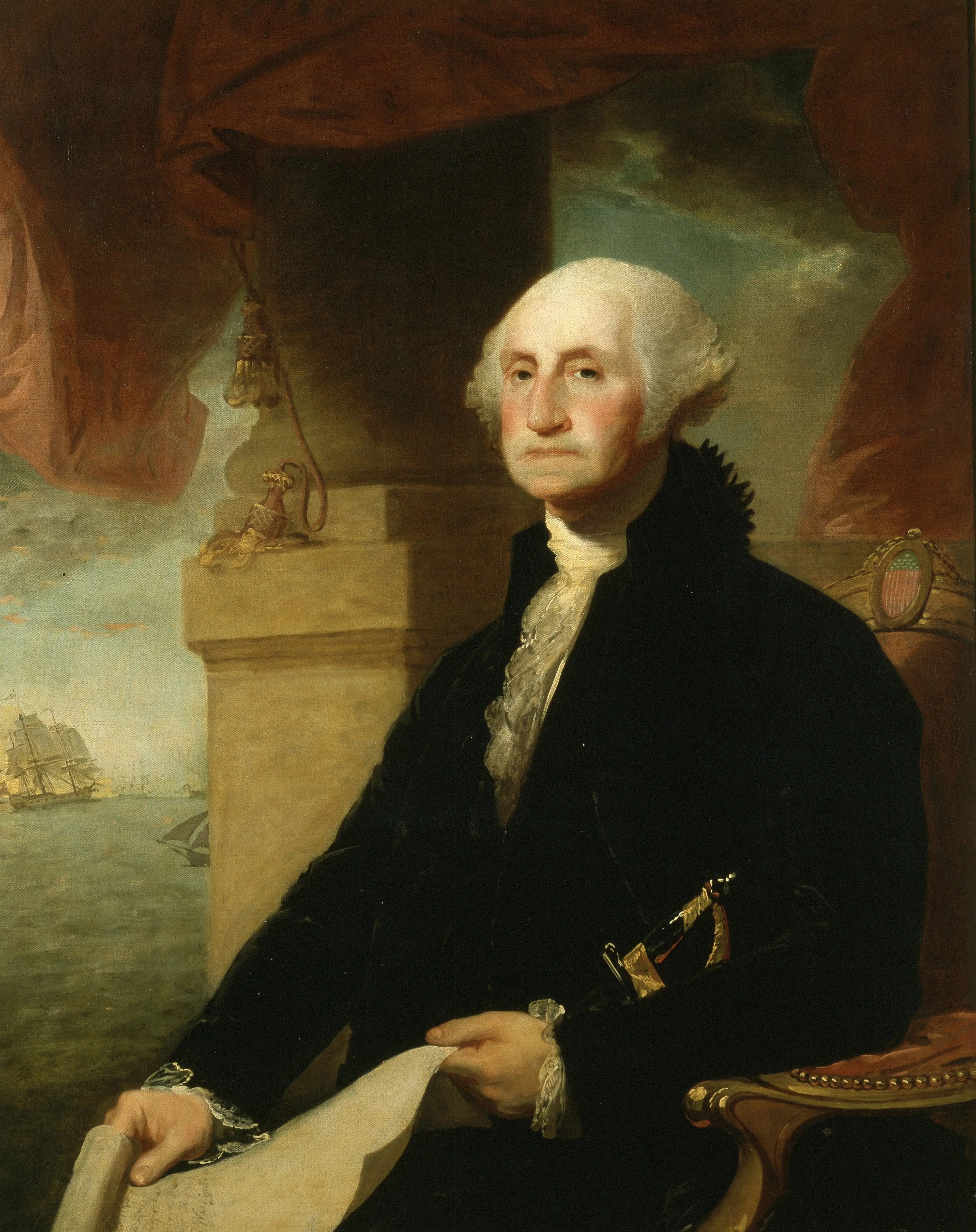 George Washington has little to do with the English Channel. Ahmed said it was an attempt to 'seek approval from American trolls' (Smith Collection/Gado/Getty Images)