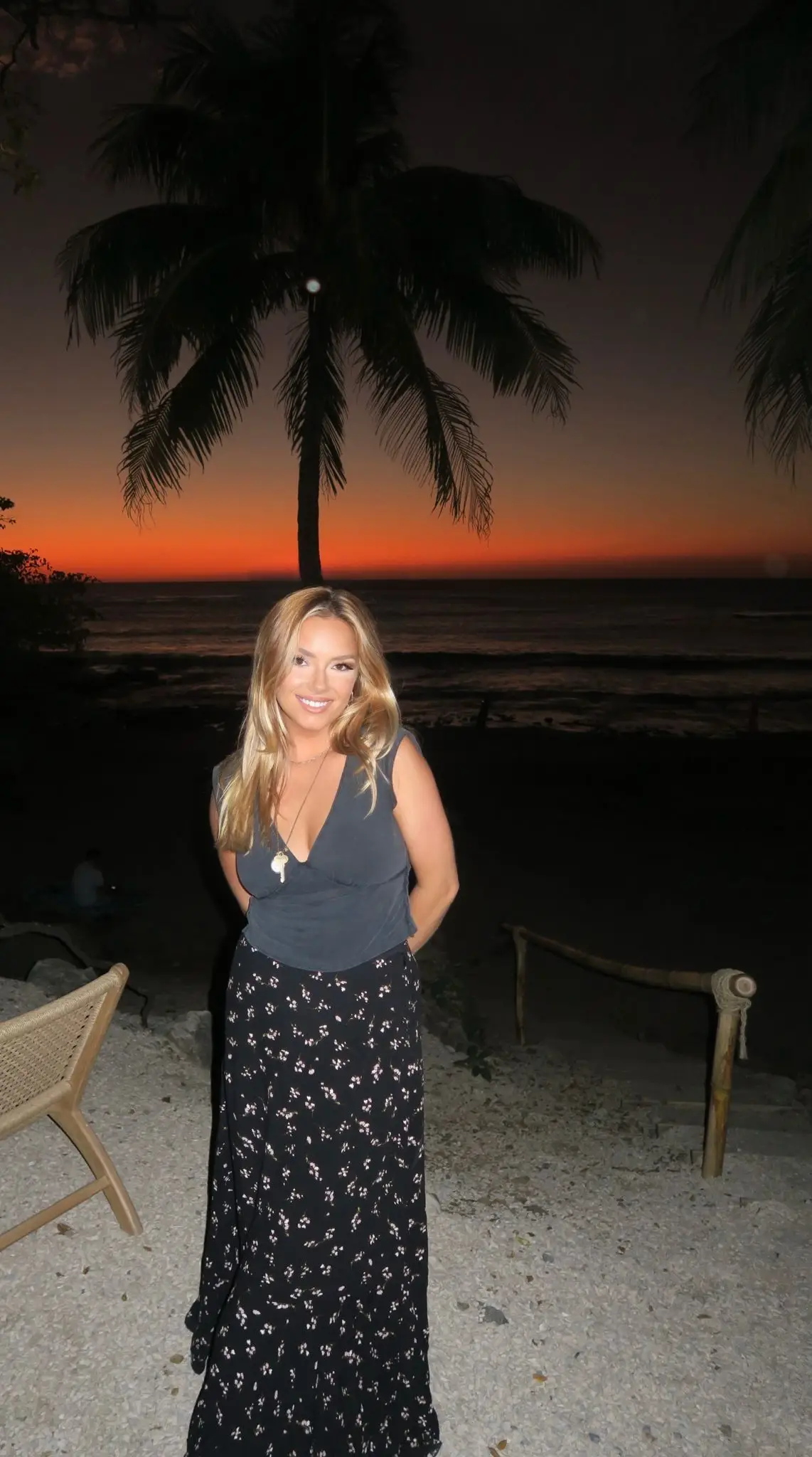 Grace was the one who uploaded the wild clip to TikTok (Supplied)