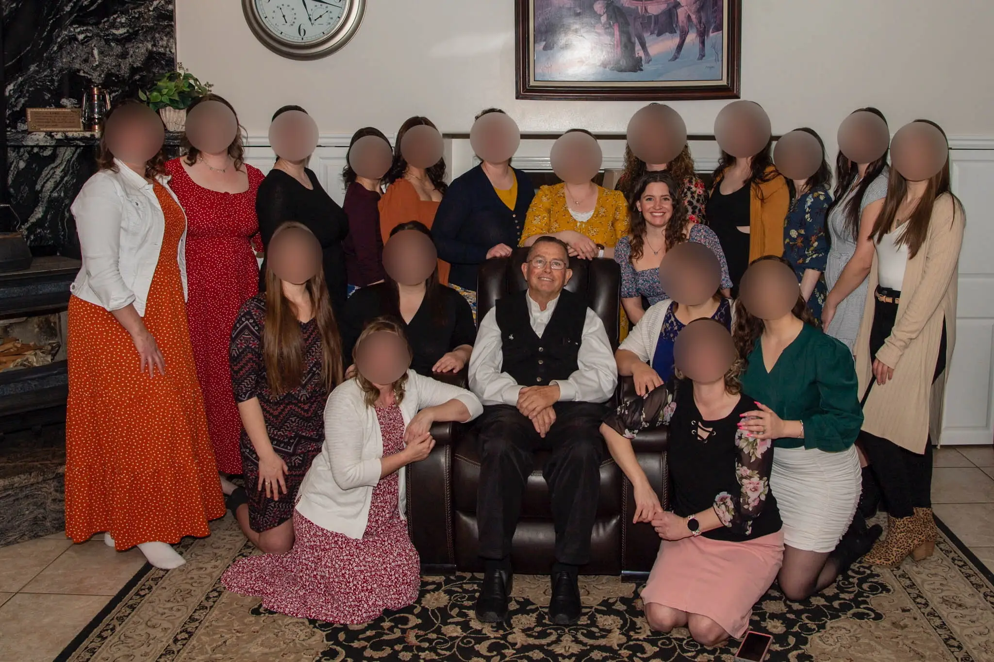 Janet explained that she grew up in a polygamous household (SWNS)