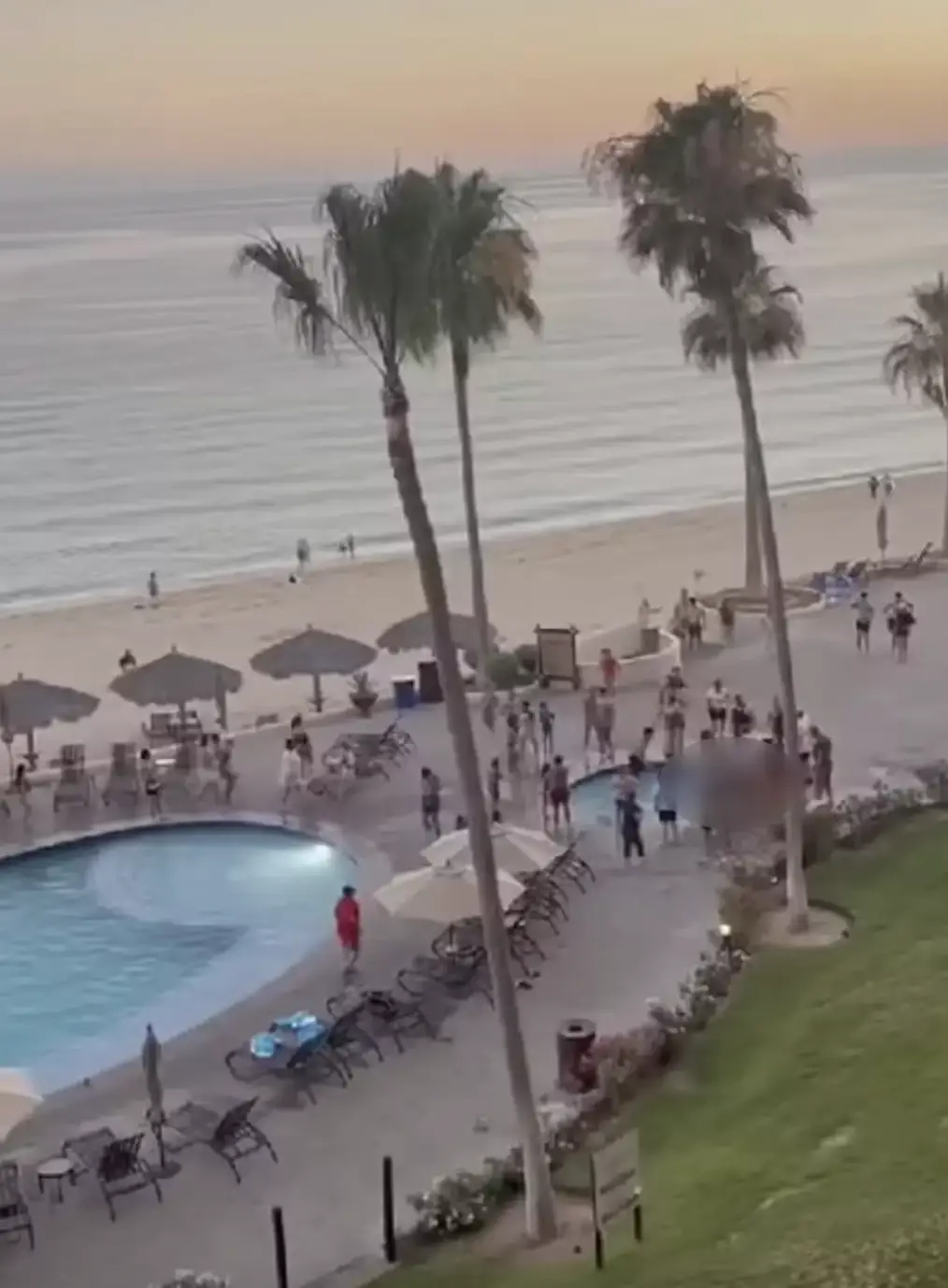 A video has been going around online, showing the severity of the situation. (Facebook/Alessandro Lizaraga)