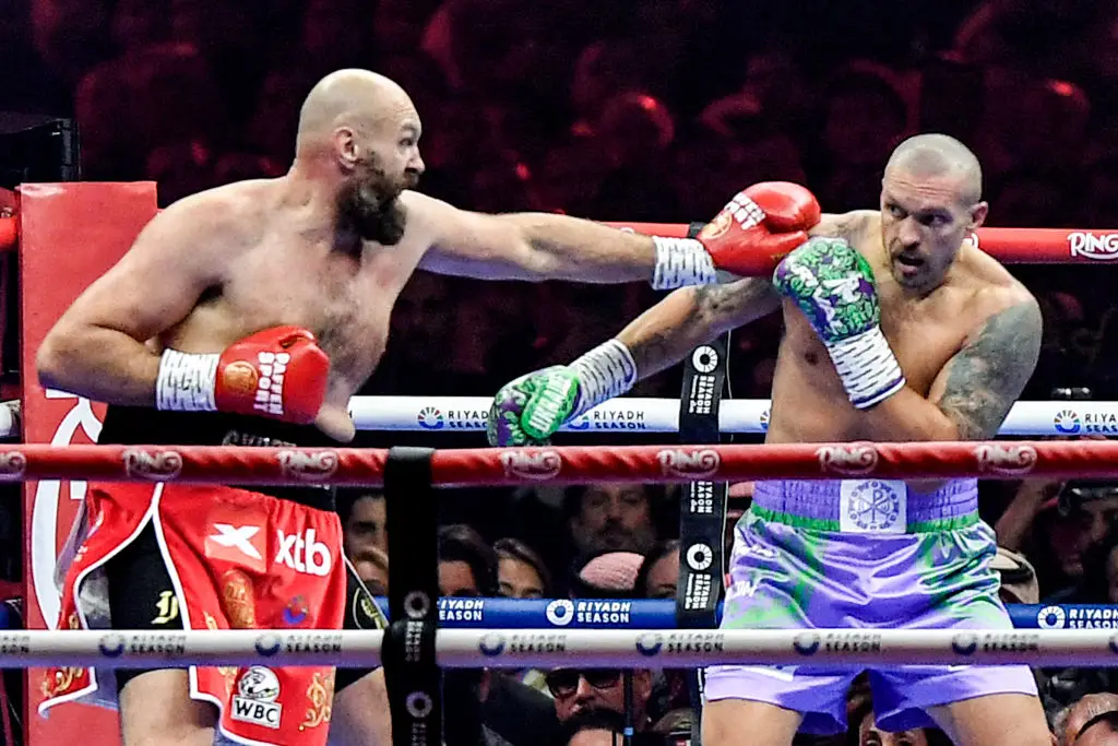 Fury came out second best against Usyk, yet again (AFP via Getty Images)