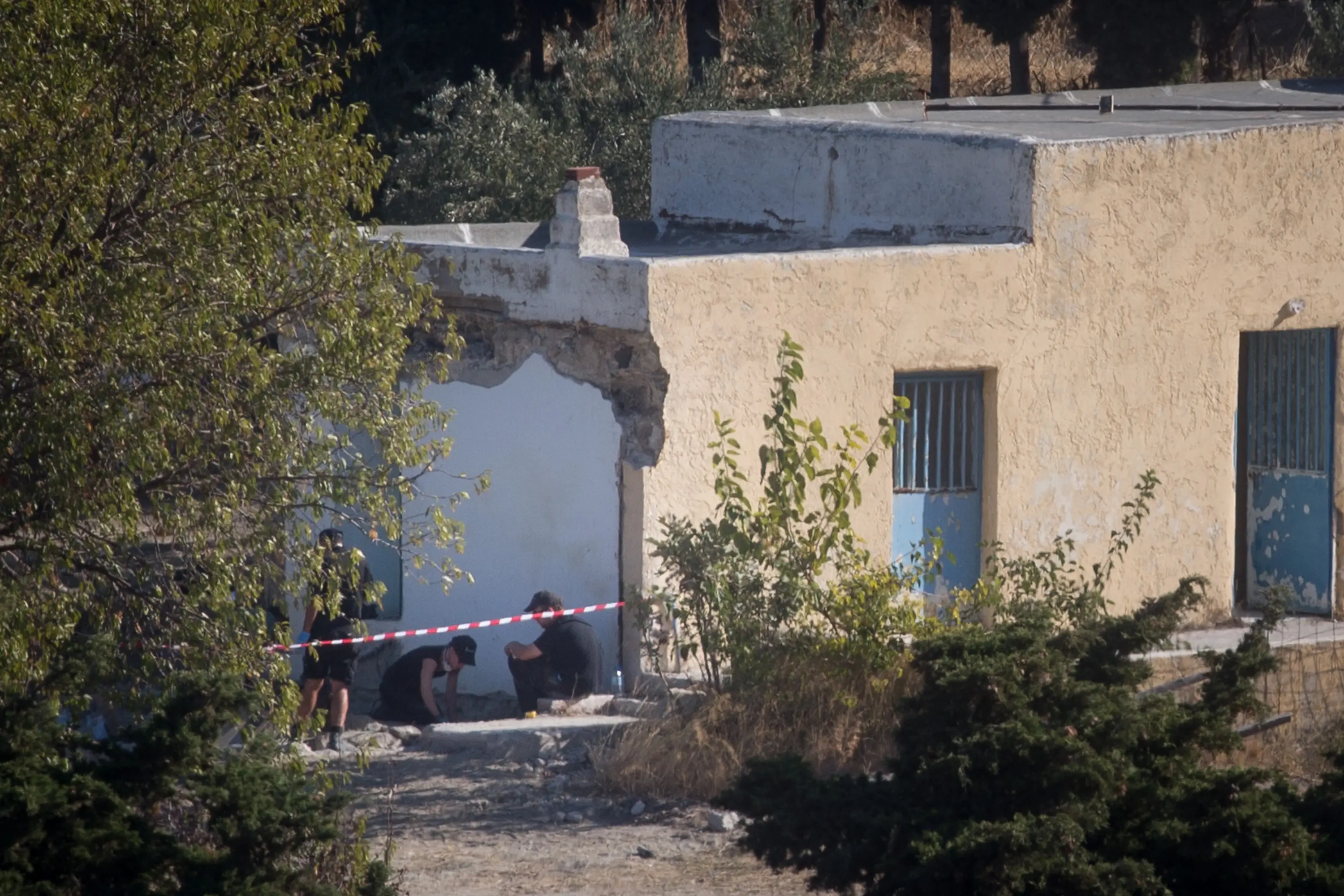 Searches were carried out at the farmhouse Ben Needham was last seen at (Getty)