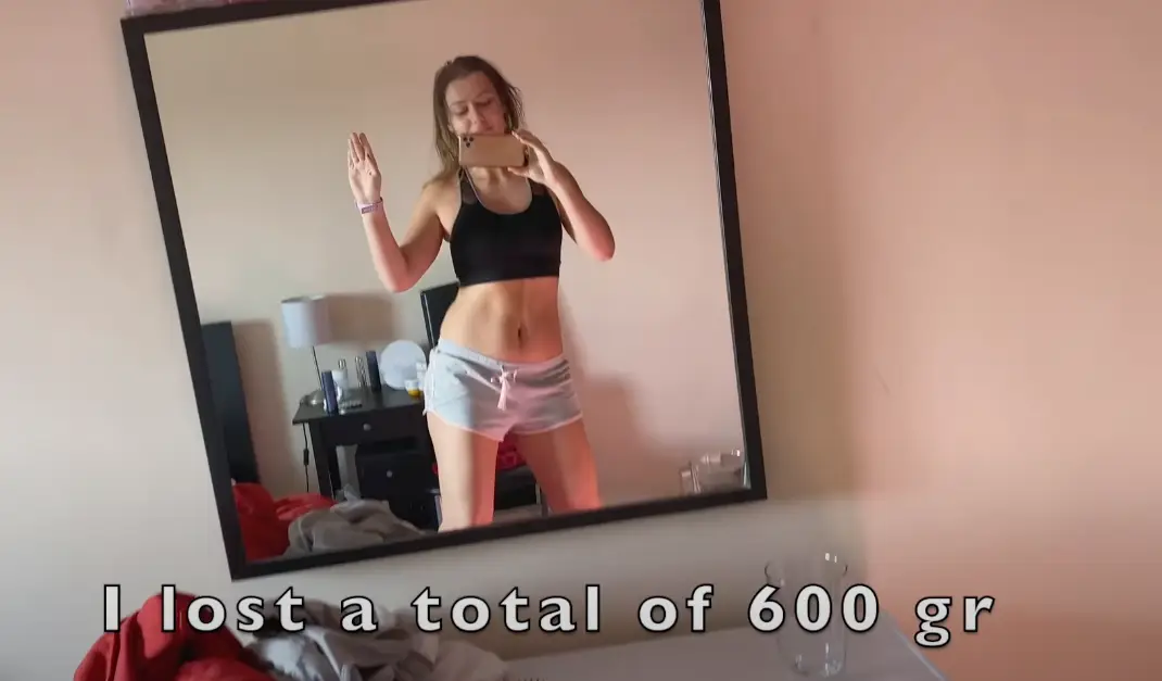 She lost a fair bit of weight (YouTube/AllasYummyFood)