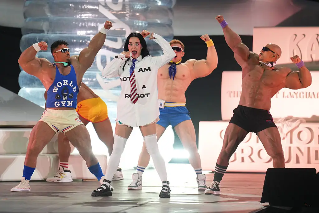 Perry took shots at her exes during the performance (Alvaro Ballesteros/Europa Press via Getty Images)