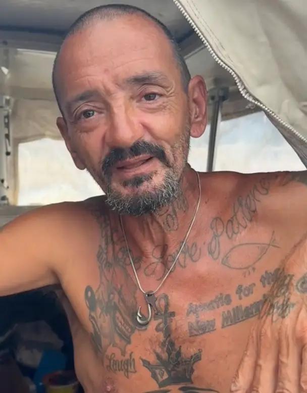 He claimed that God told him to head to sea (TikTok/@terrenceconcannon)