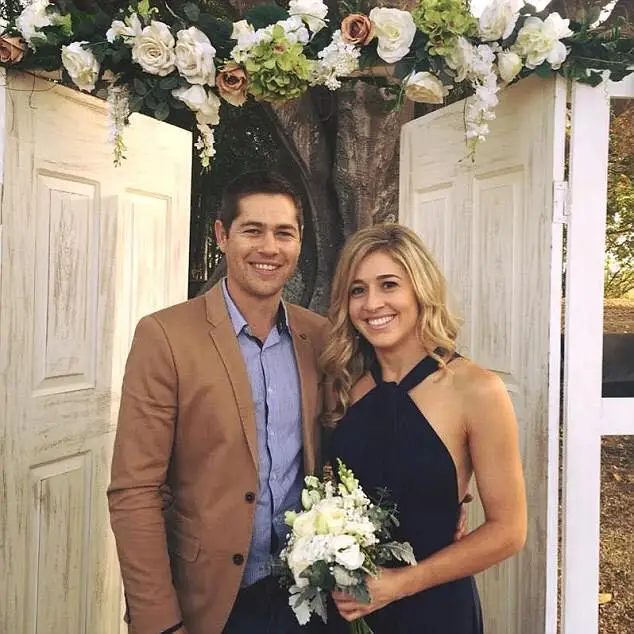 Holly with her partner Luke (Facebook)