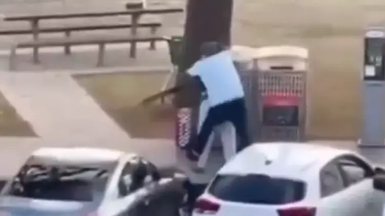 Ahmed al Ahmed is being hailed as a 'hero' after disarming one of the Bondi Beach shooters (TikTok)