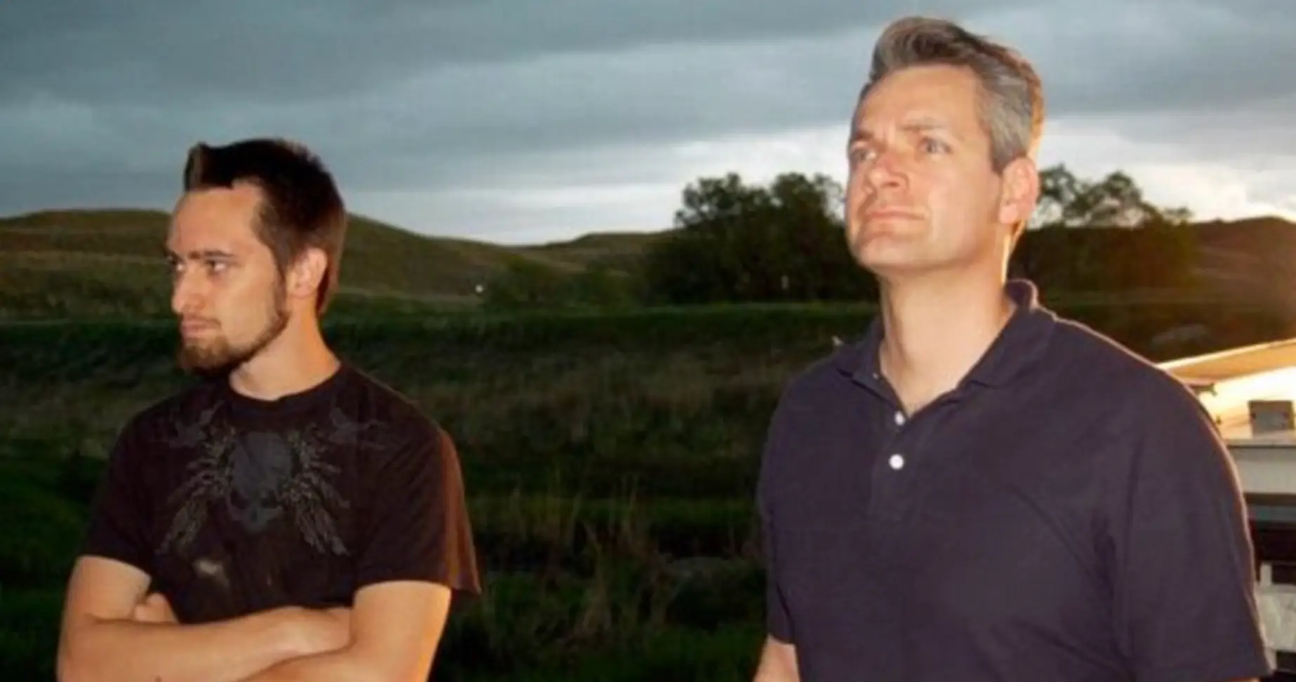 Paul Samaras, 24, (left) and Carl Young, 45, (right) were killed.