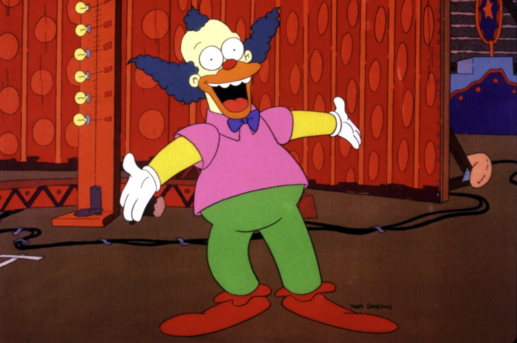 The loveable clown was nearly Bart's father.