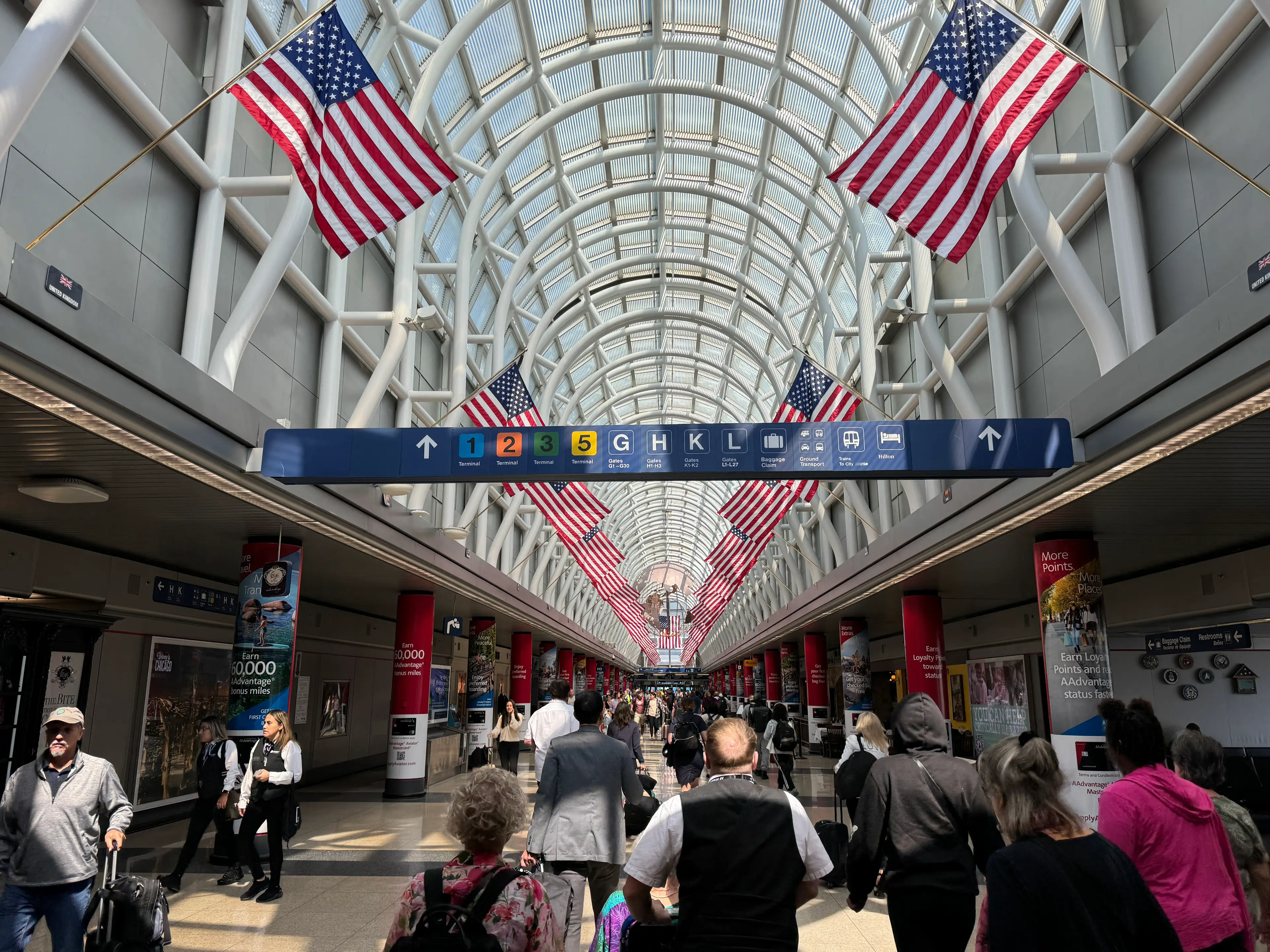 The 57-year-old's body was found at Chicago's O'Hare international airport. (DANIEL SLIM/AFP via Getty Images)
