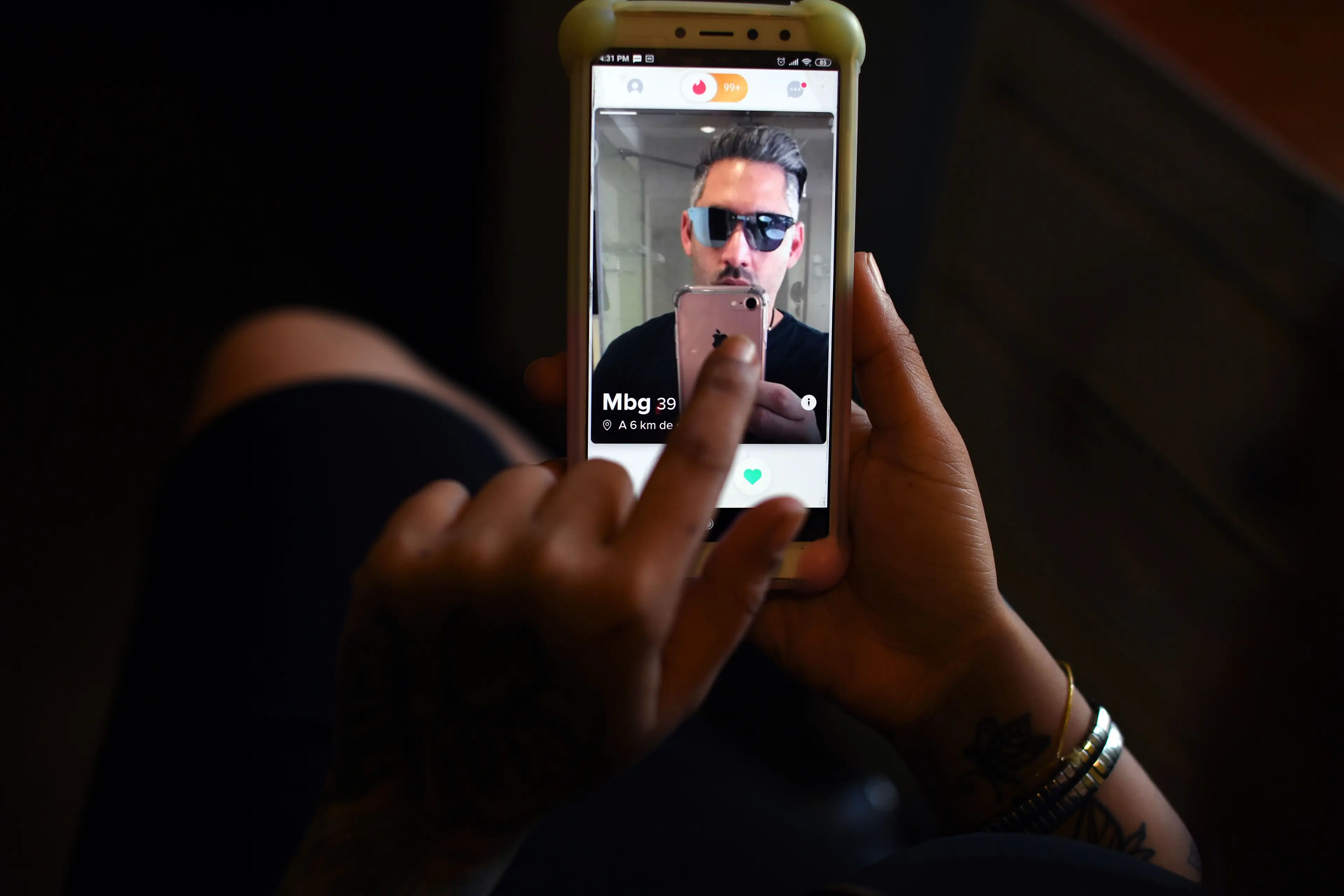 Tinder is rolling out new features to appease those who are fatigued by endless swiping (YURI CORTEZ/AFP via Getty Images)