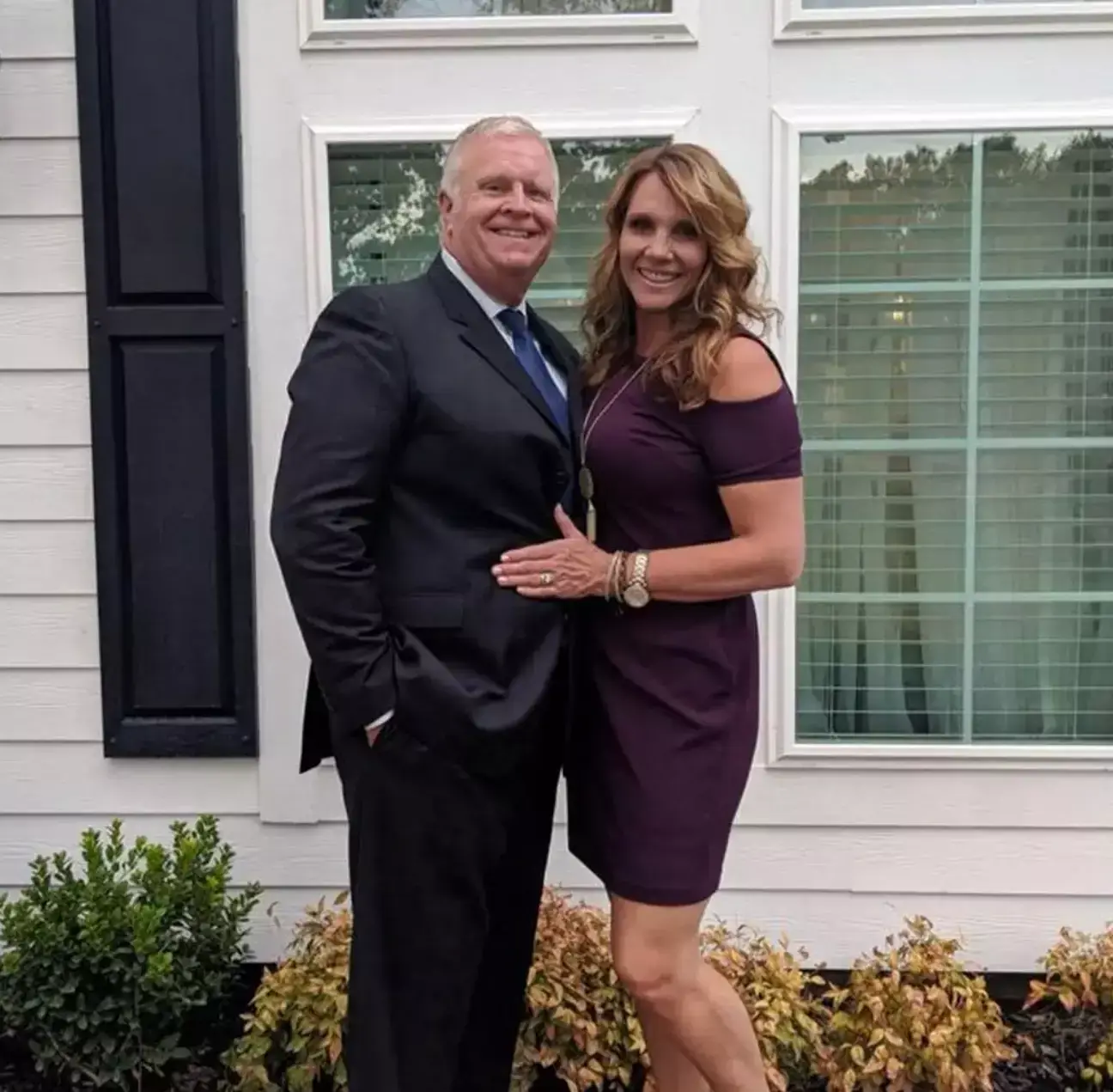 Tina Hines was given CPR by her horrified husband Brian after she collapsed.