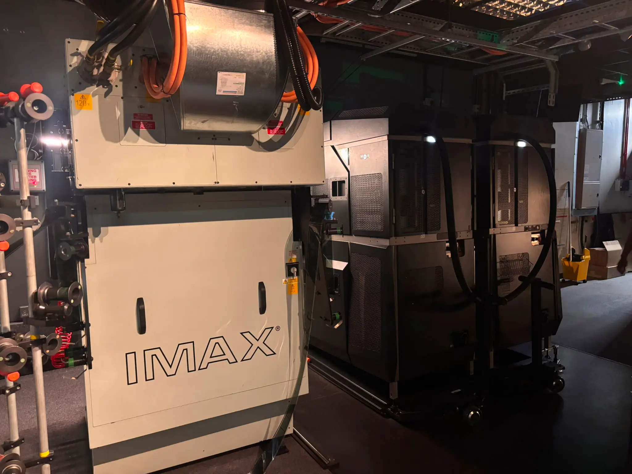 The film also requires a huge projector (LADbible)