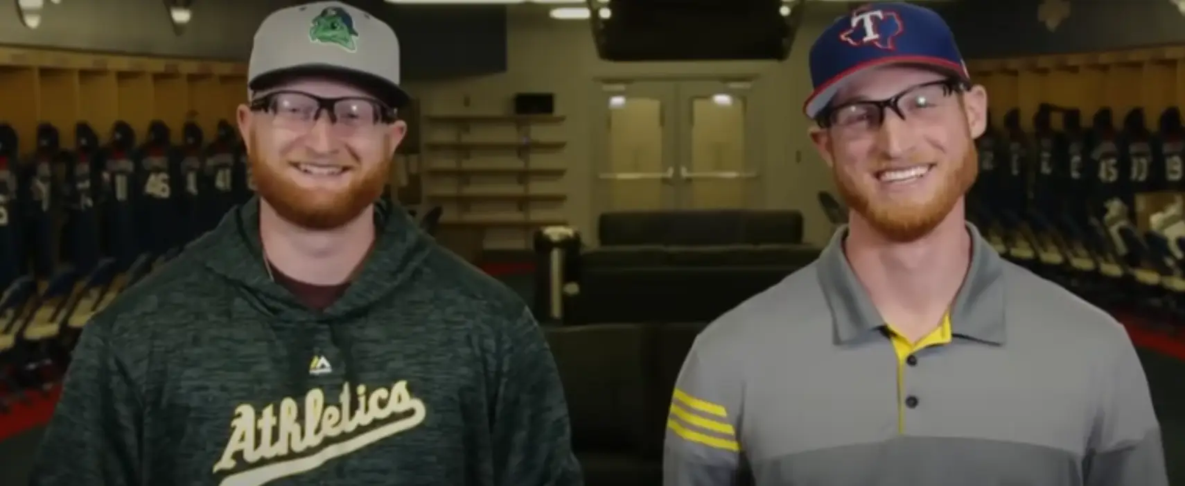 These two guys look like they could be twins (