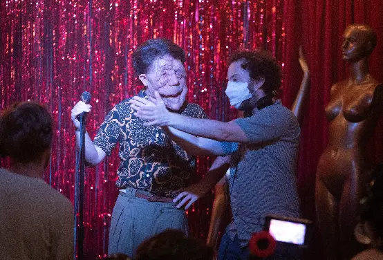 'A Different Man' forced Adam Pearson to 'confront a little bit of almost imposter syndrome' (Matt Infante/ A24)