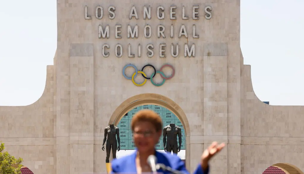 The Los Angeles Memorial Coliseum is one of two stadiums in LA to host the 2028 Games (Christina House / Los Angeles Times via Getty Images)