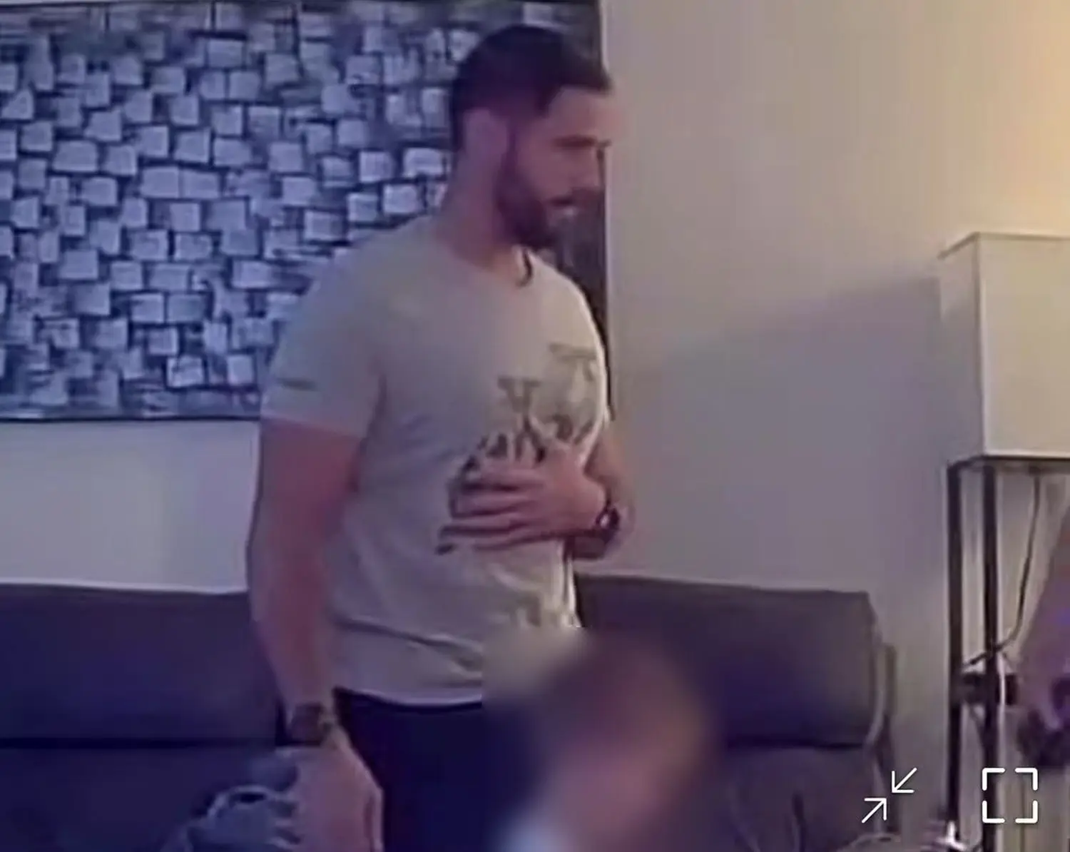 Mario Ciccarello, 34, suffered a 'widowmaker' heart attack the night after eating Mexican food on Valentine's Day (Kennedy News and Media)