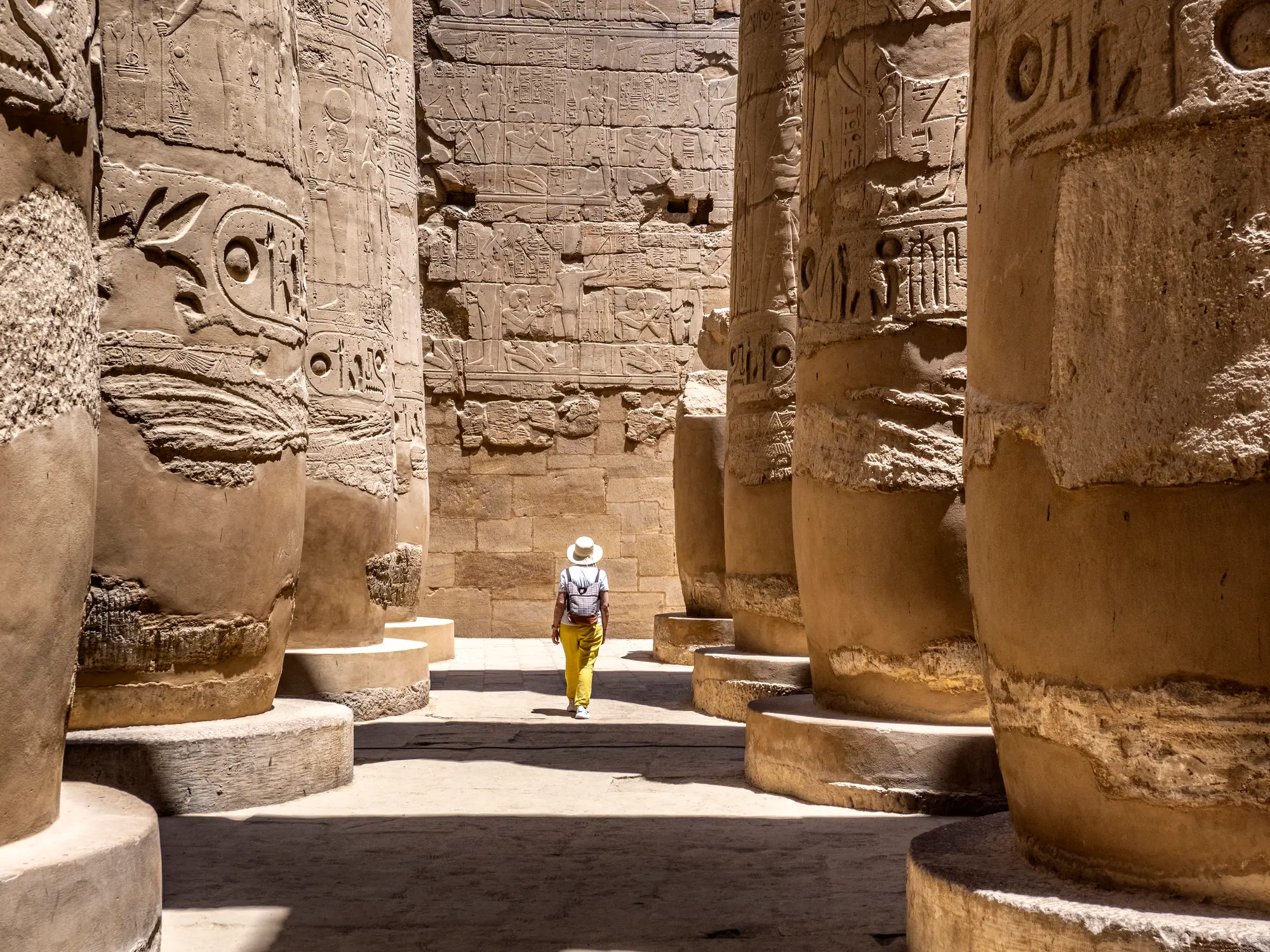 Luxor is full of uncovered secrets (Karnak Temple in Luxor)