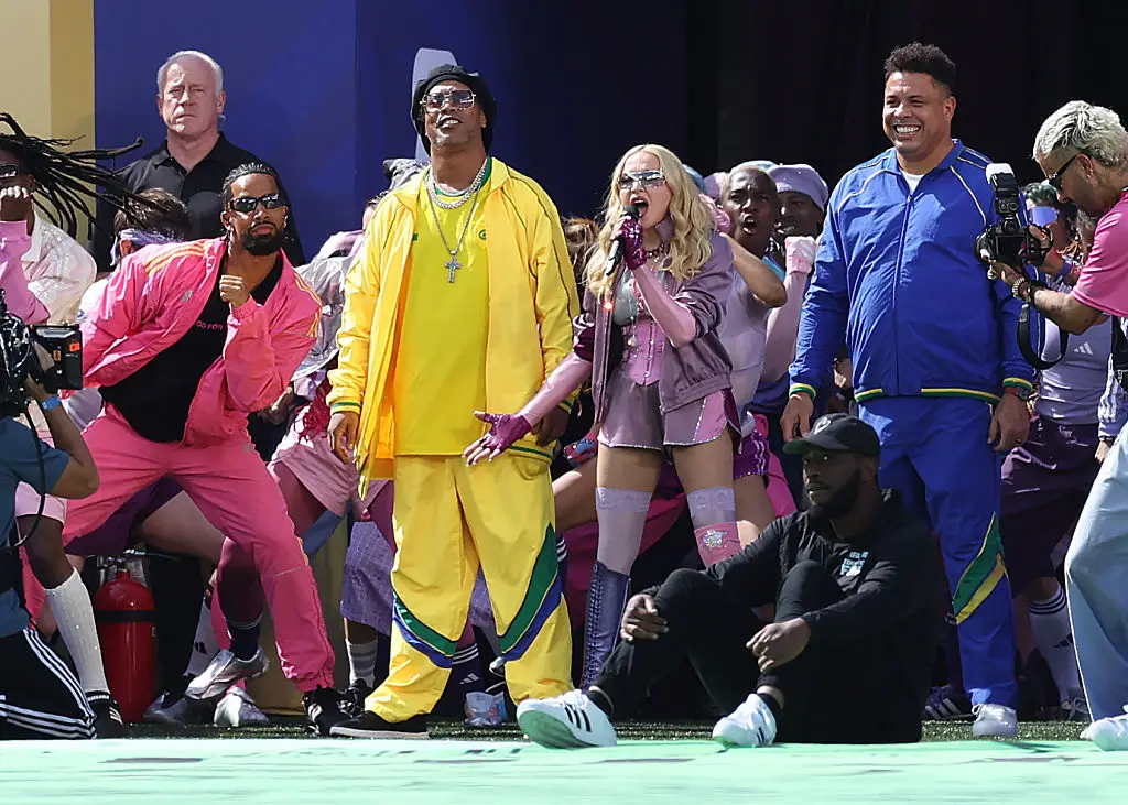 Madonna is rolling in it (Ian MacNicol/Getty Images)