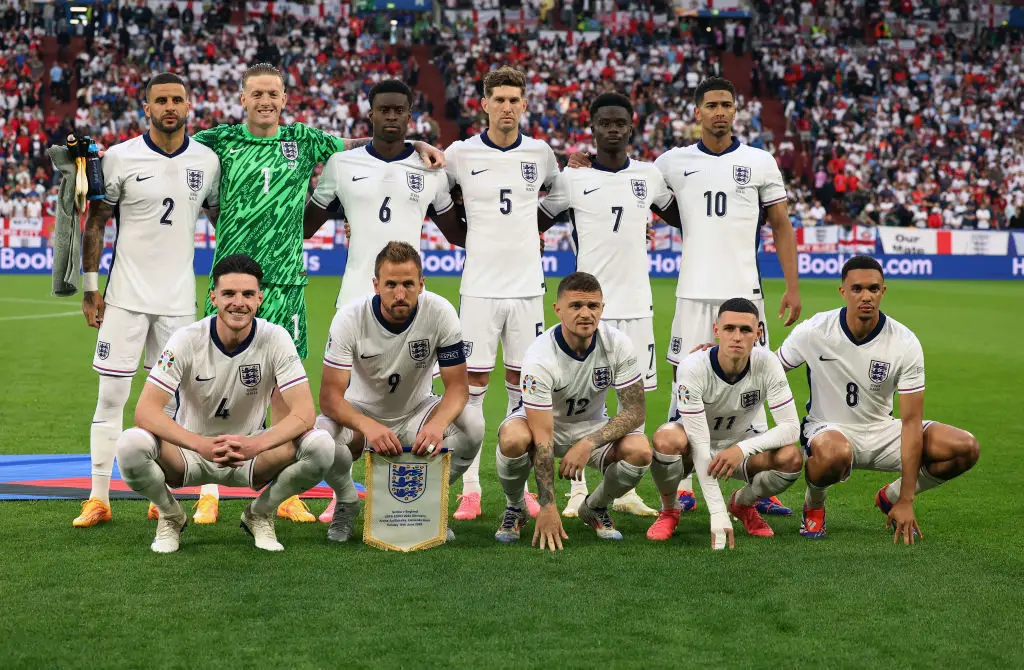 How we lined up against Serbia. (Lars Baron/Getty Images)