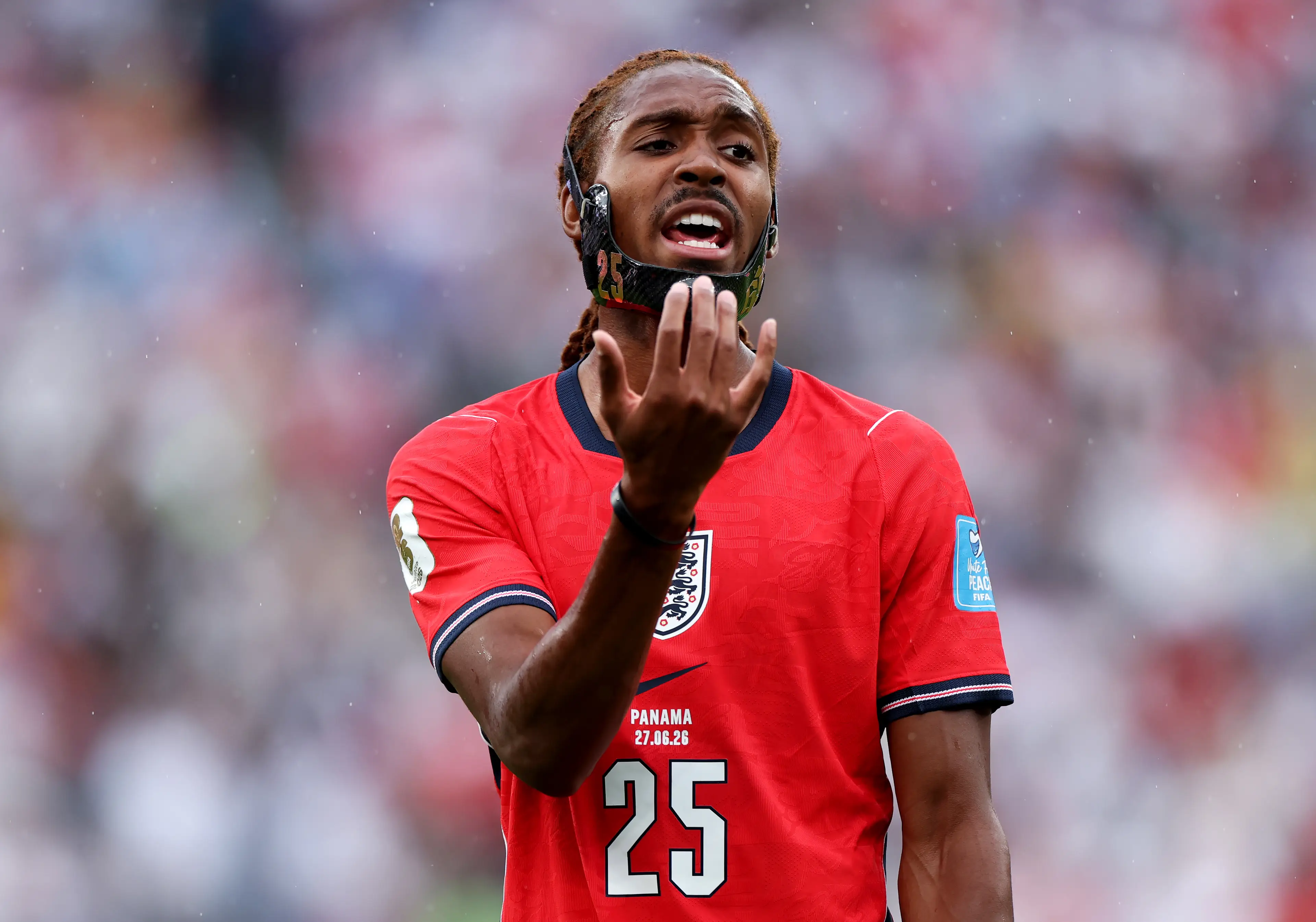 The English defender's jaw should be back to full strength by the end of August (Eddie Keogh - The FA/The FA via Getty Images)