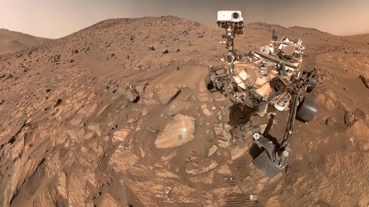 NASA's perseverance rover discovered the rocks recently (NASA/JPL-Caltech/MSSS)