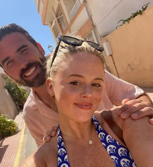 The couple have a child together (Instagram/emilyatack)