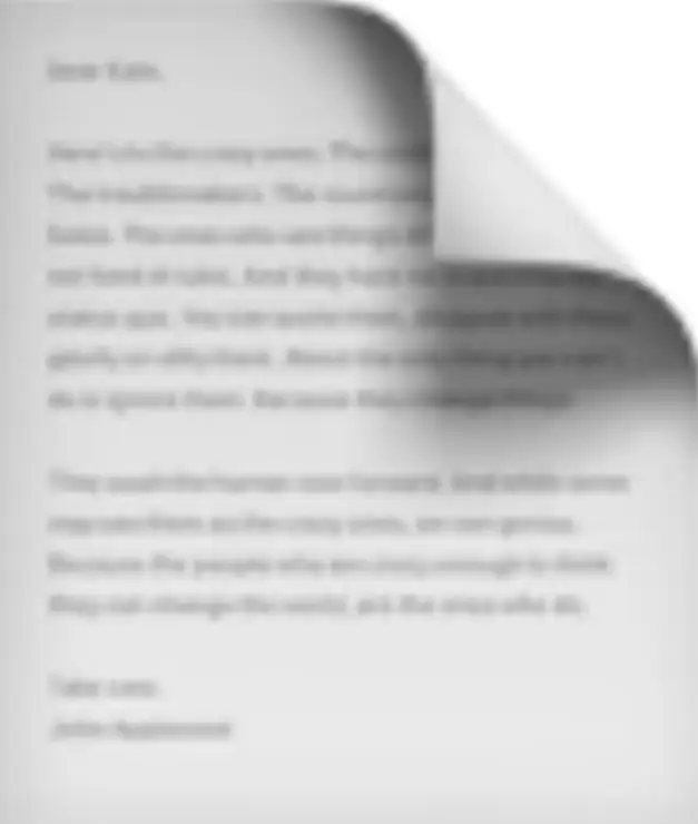 The words are pretty much unreadable at first glance (Apple)