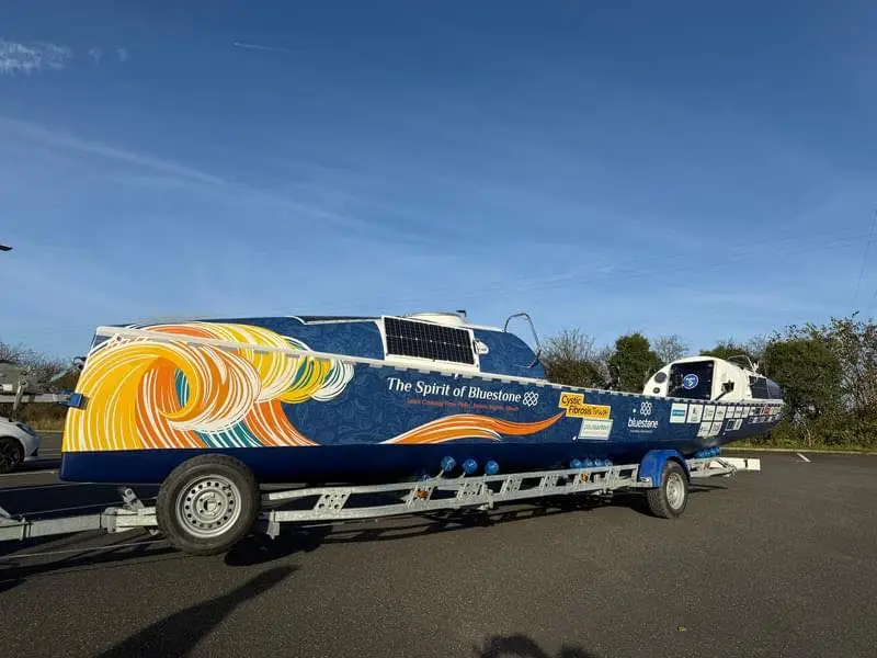 They will take on the challenge aboard The Spirit of Bluestone (Supplied)