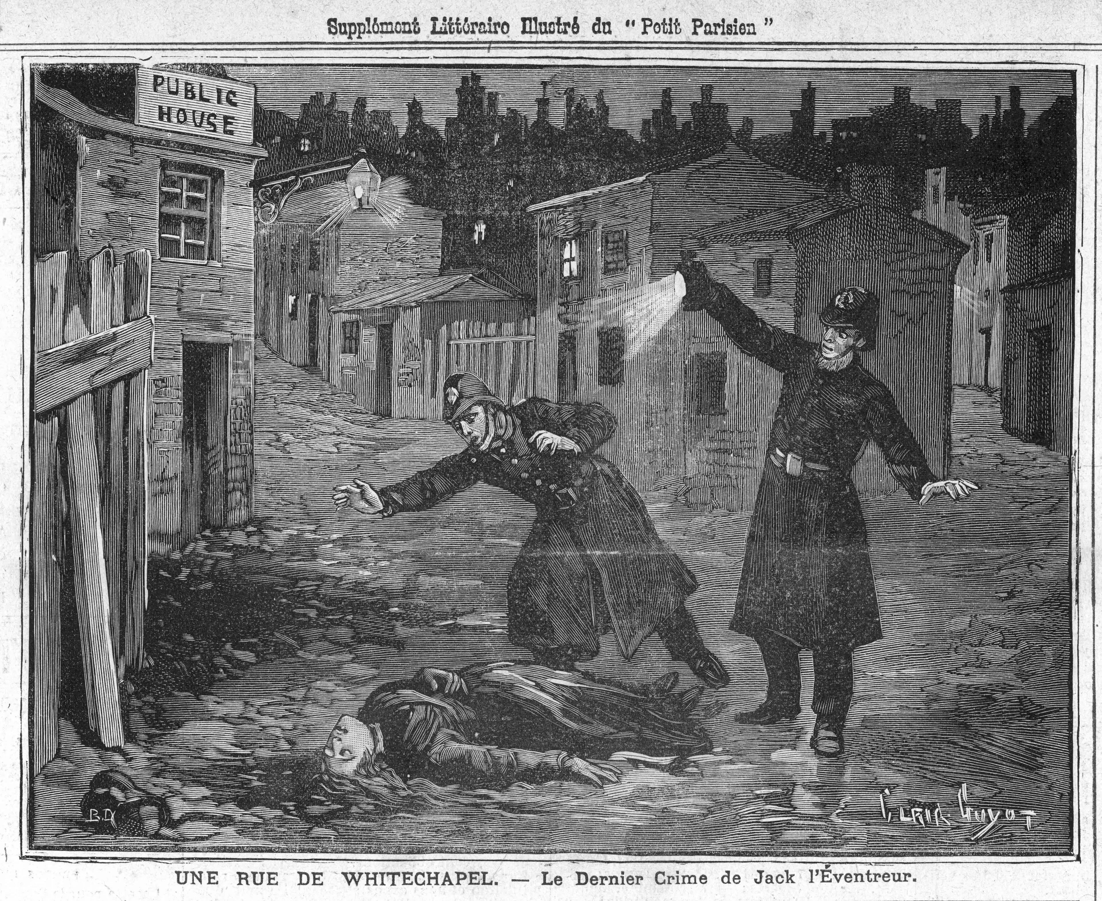 A newspaper cutting about one of the murders.