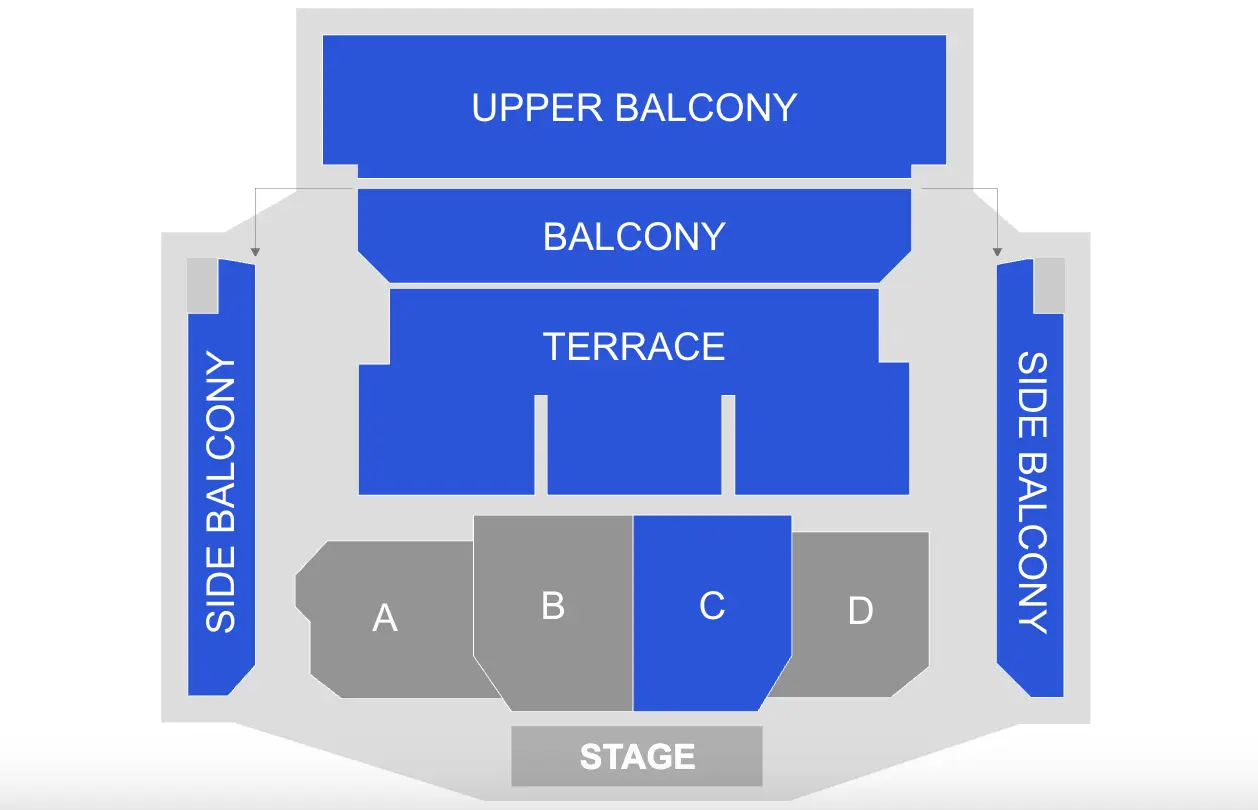 The BIC seating plan for Kevin Bridges's UK tour has been revealed (Ticketmaster)