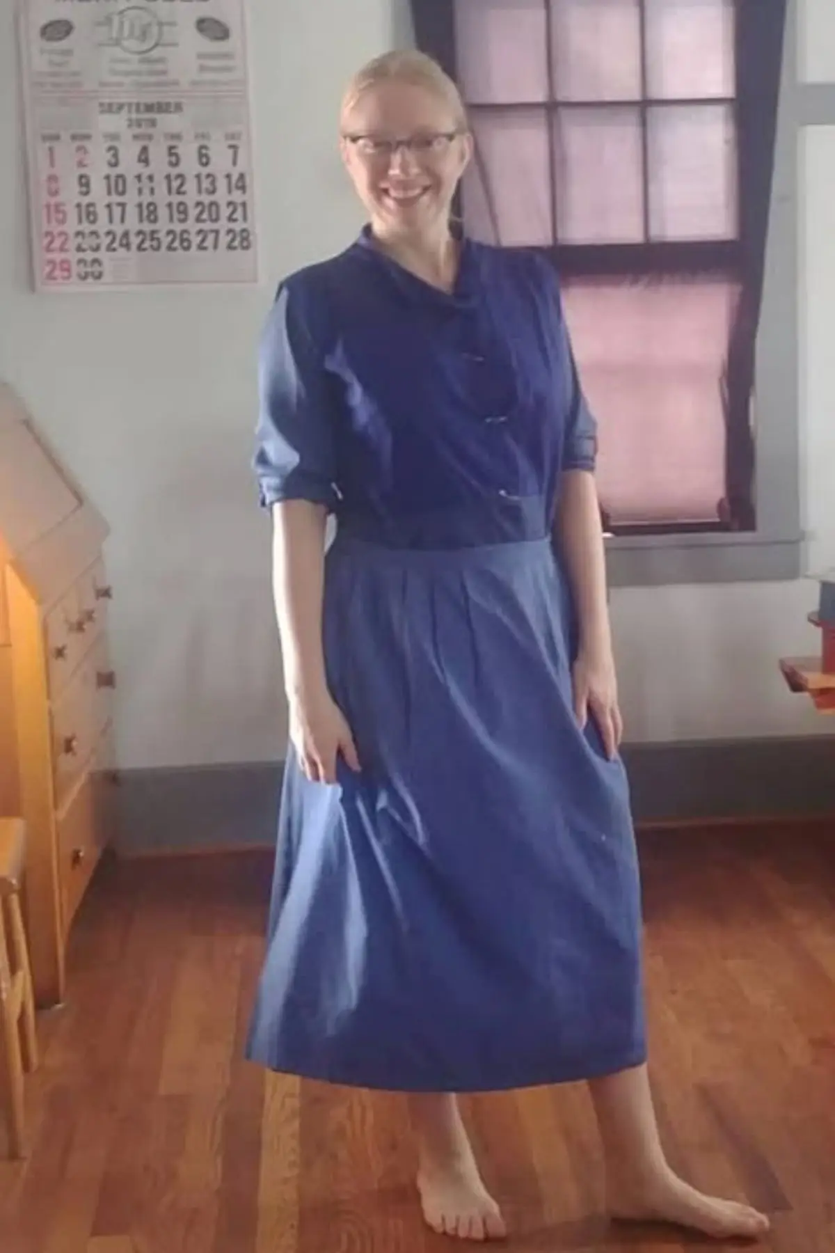 Swartzentruber said he felt 'empowered' when she started her career as an exotic dancer (Instagram/amishinspiration)