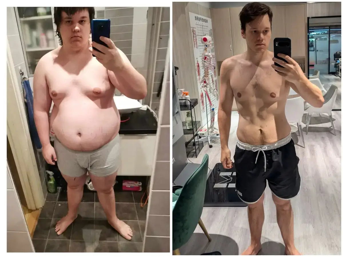 His transformation was insane (TikTok/imhelgis)