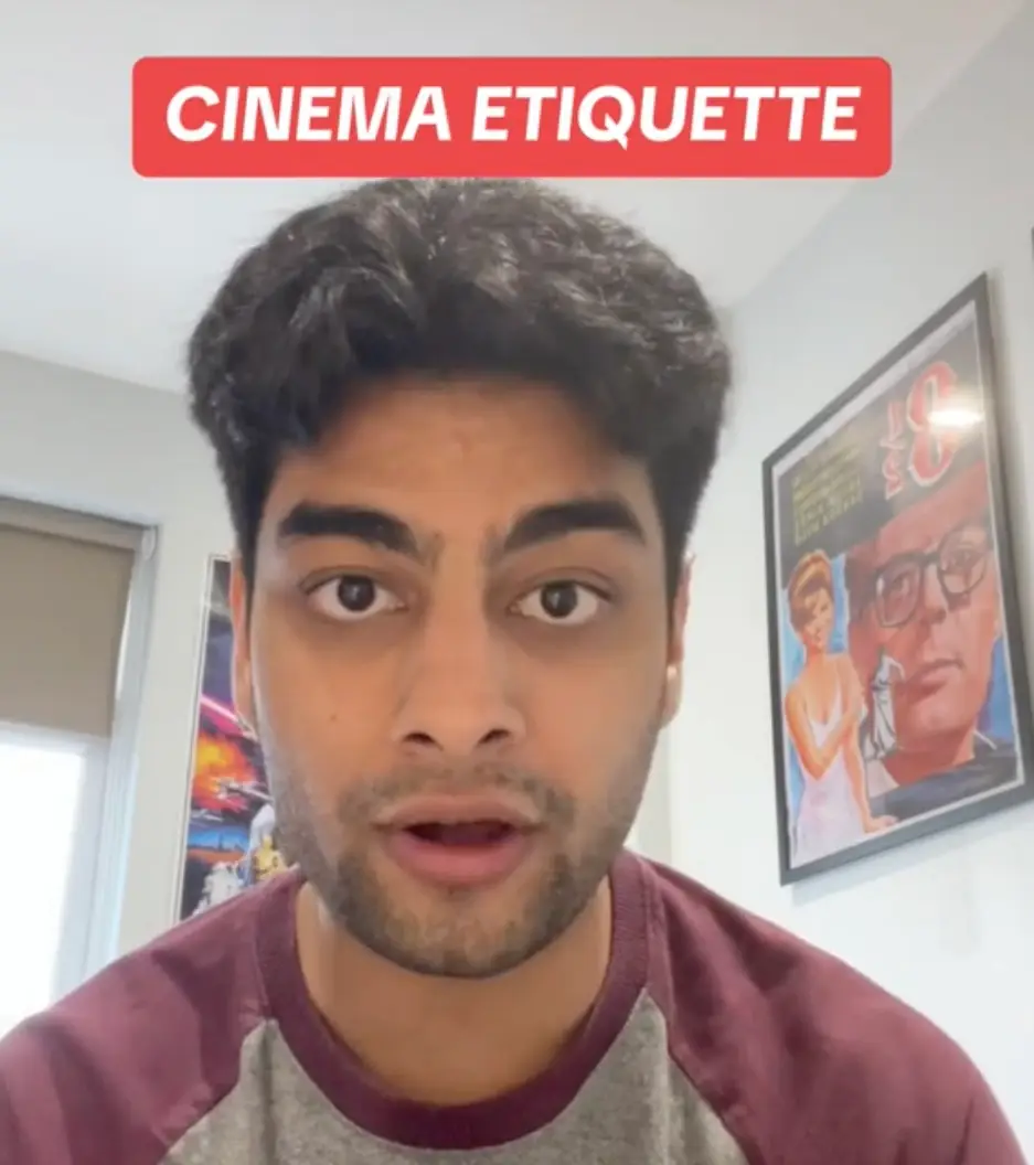 Aadi Mudhar slammed rude cinemagoers (TikTok/@aadimudhar)