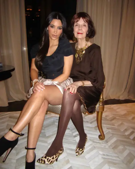 Kim Kardashian with MJ Campbell (Instagram/@kimkardashian)