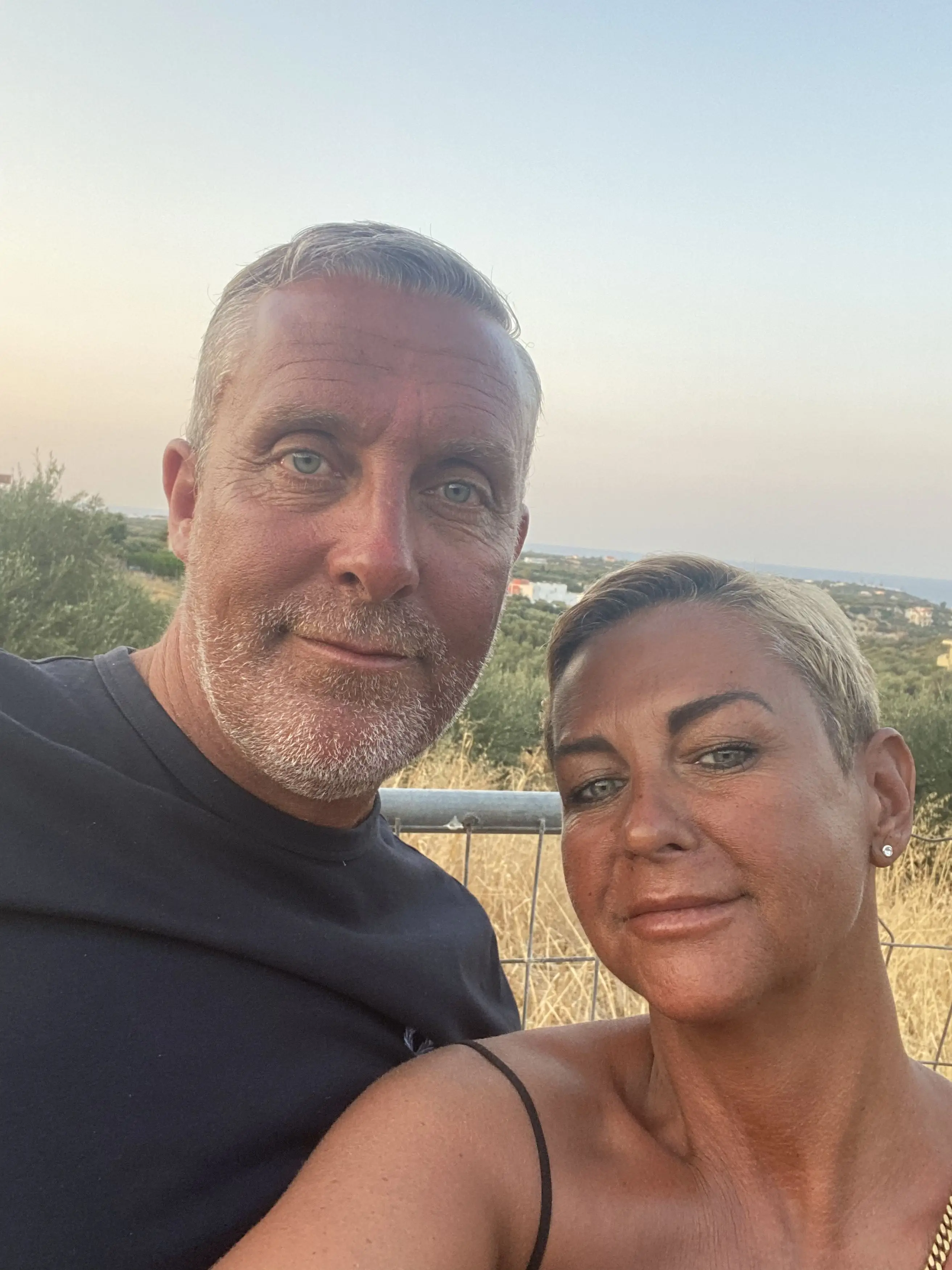 The couple didn't expect to see a 'ghost' that morning.