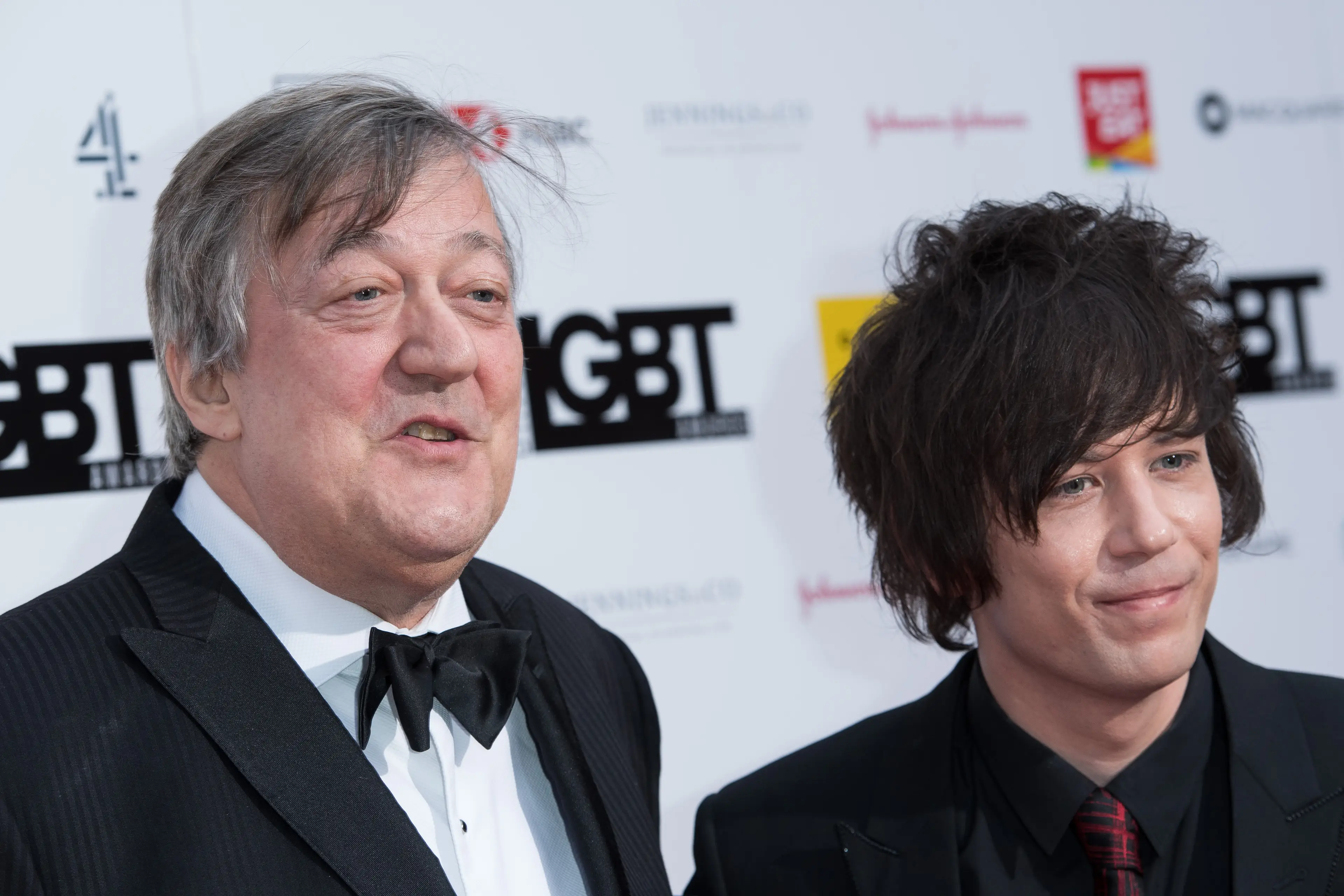 Stephen Fry and husband Elliott Spencer aren't seen out in public much (Jeff Spicer/Getty Images)