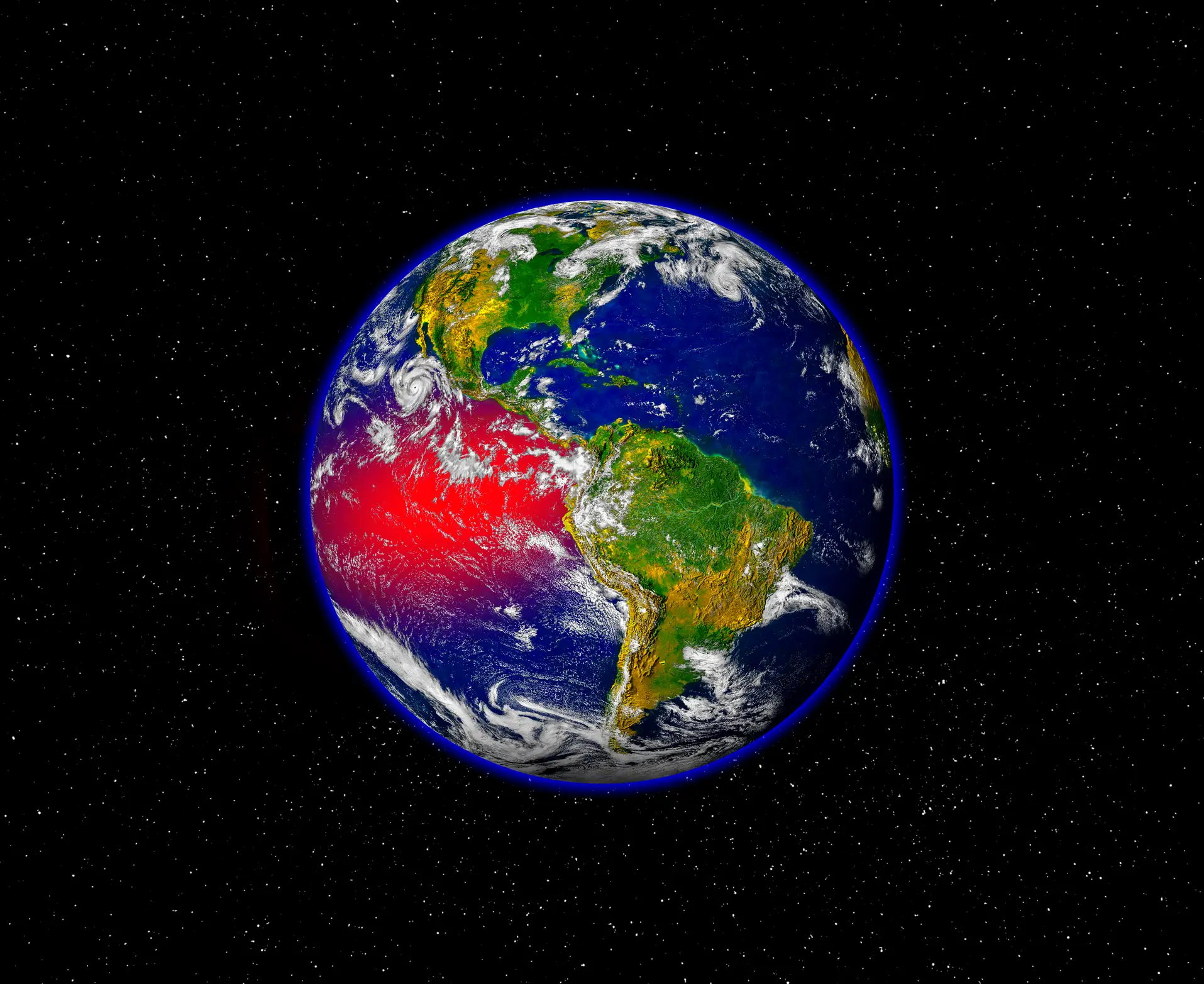 An illustration of the El Niño weather pattern (Getty)