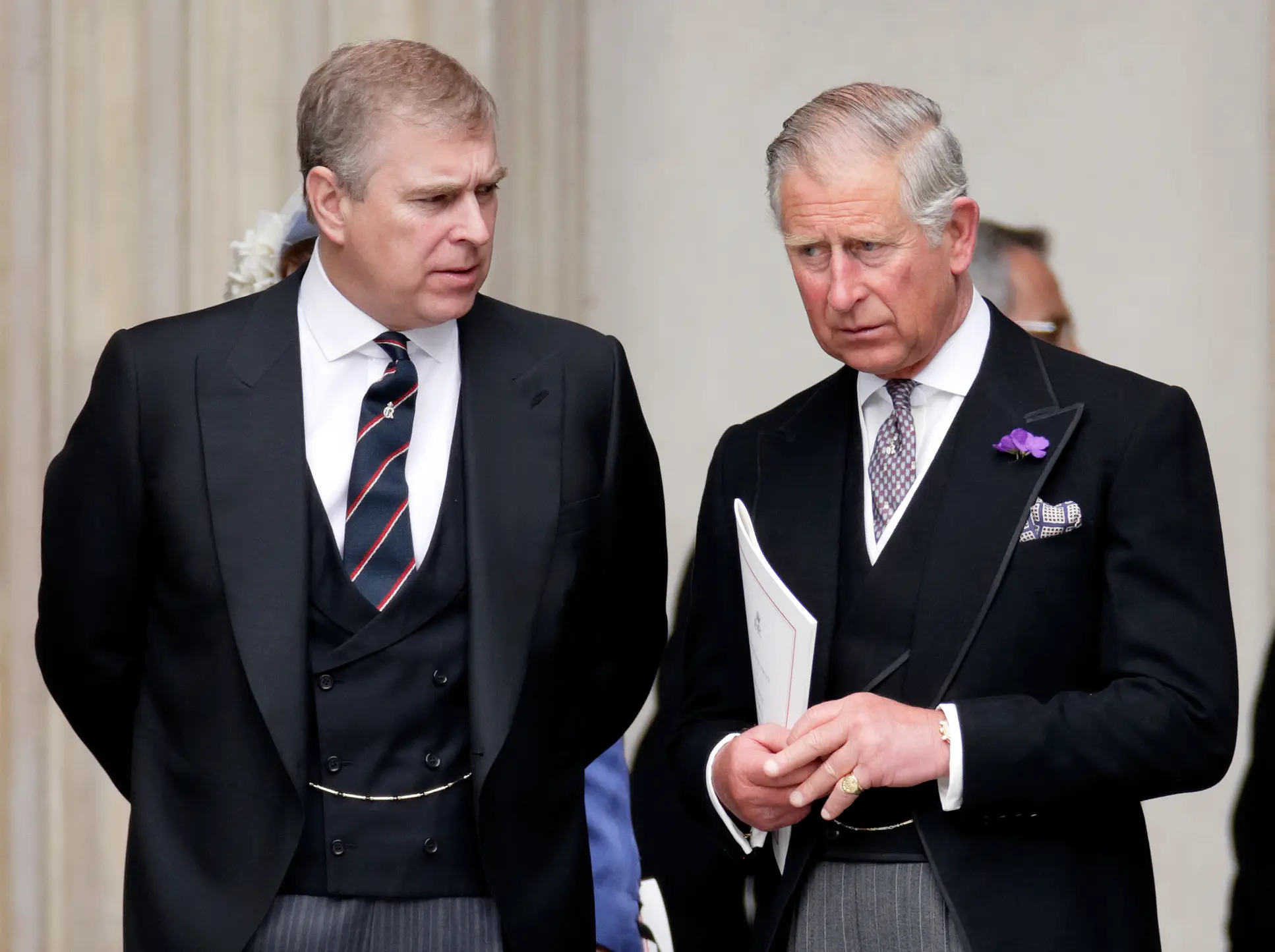 King Charles previously expressed his 'profound concern' about the allegations made against Andrew (Max Mumby/Indigo/Getty Images)