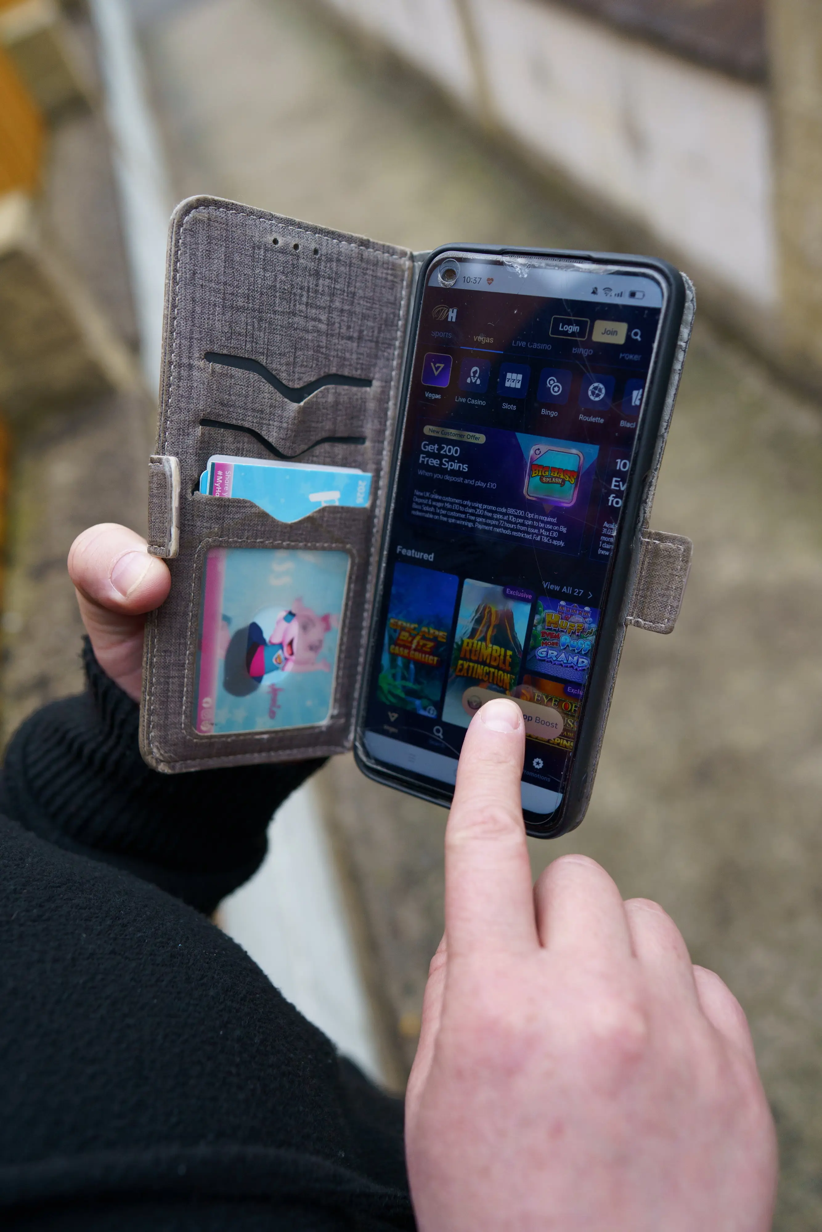 Gemma said she'd pay the money back if she had to, and William Hill insisted the thousands of payouts were the result of a 'glitch'. (Tom Maddick/SWNS)