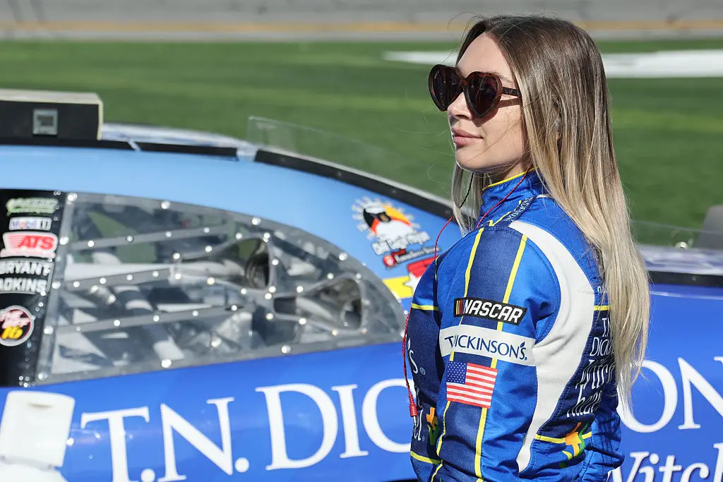 Natalie Decker says she first met her future husband when she was 14 and he was 18, and he would later tell her to 'call me when you're 18' (Jeff Robinson/Icon Sportswire via Getty Images)